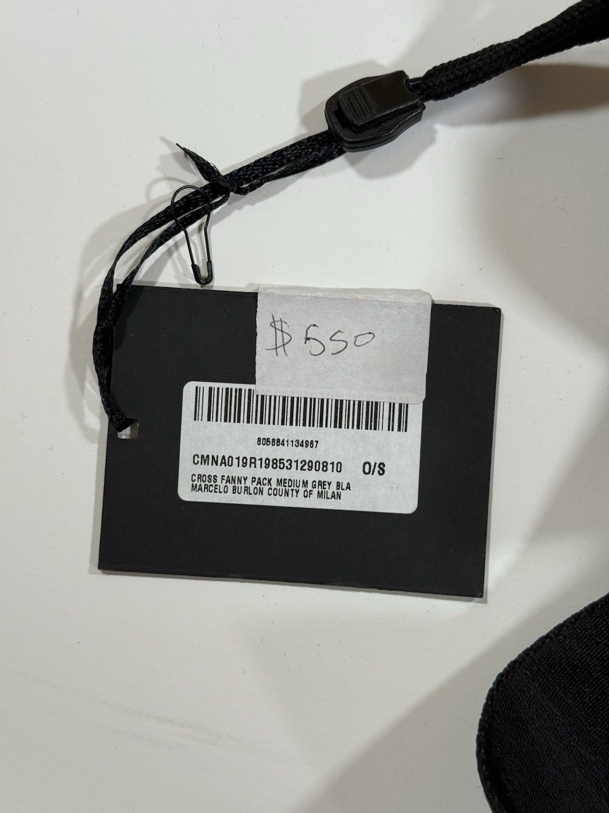 Marcelo Burlon Marcelo Burlon County of Milan Black Cross Fanny Pack NWT Size ONE SIZE - 7 Thumbnail