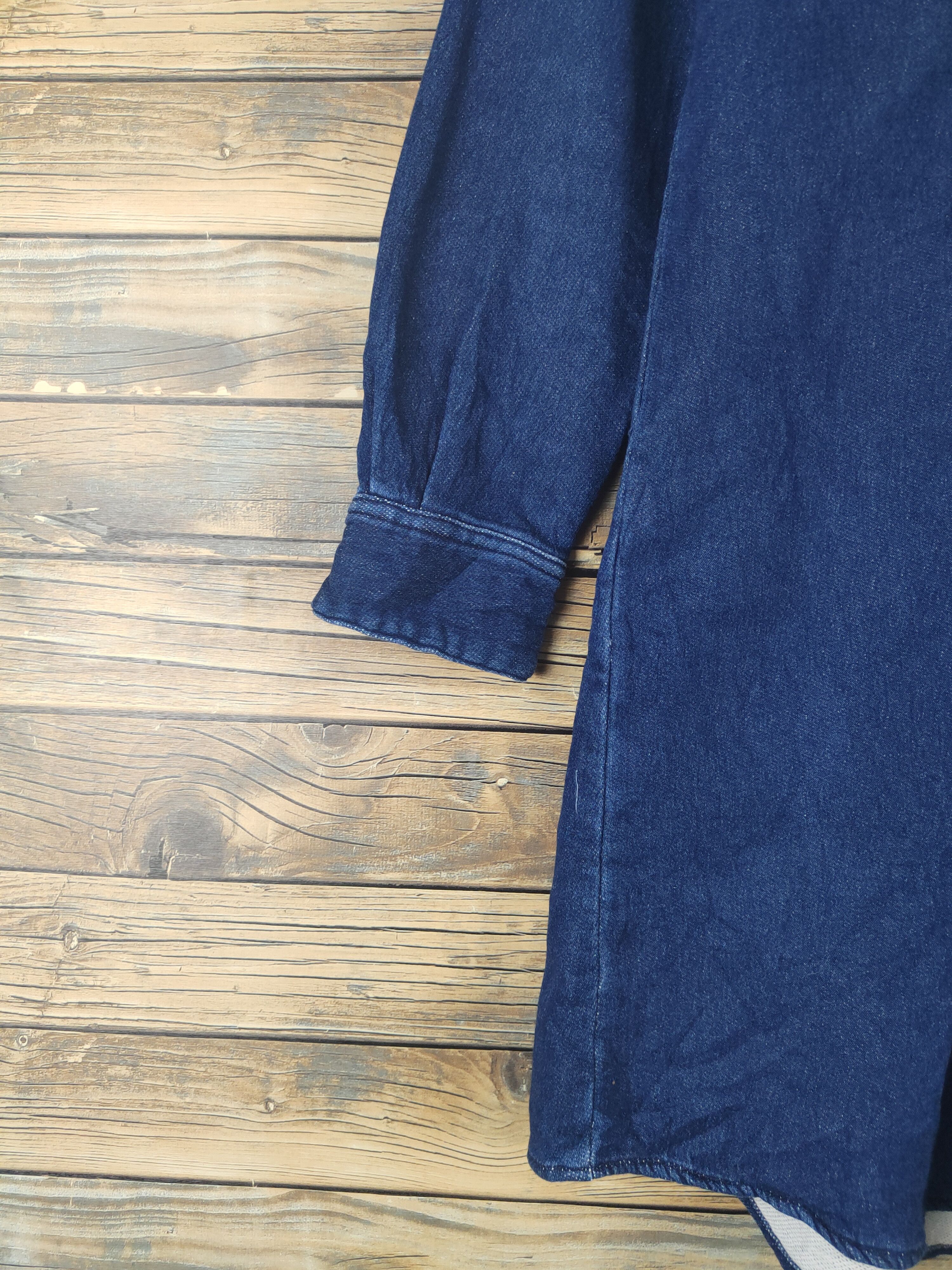 Japanese Brand × Vintage DoClasse Blue Button Up Denim Shirts Size M / US 6-8 / IT 42-44 - 4 Thumbnail