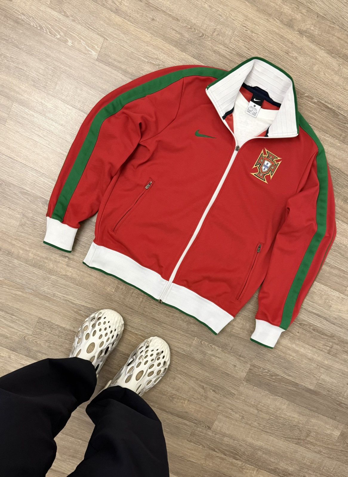 Vintage Rare Nike Y2K Portugal Track Soccer Blokecore Jacket