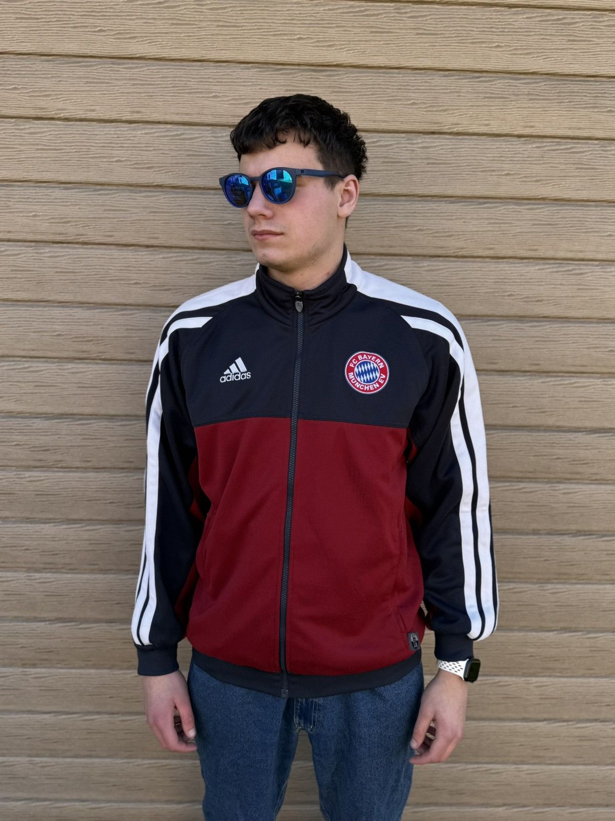 Adidas Adidas Bayern Munich Track Jacket Men Vintage 2001 Climalite Size US L / EU 52-54 / 3 - 2 Thumbnail