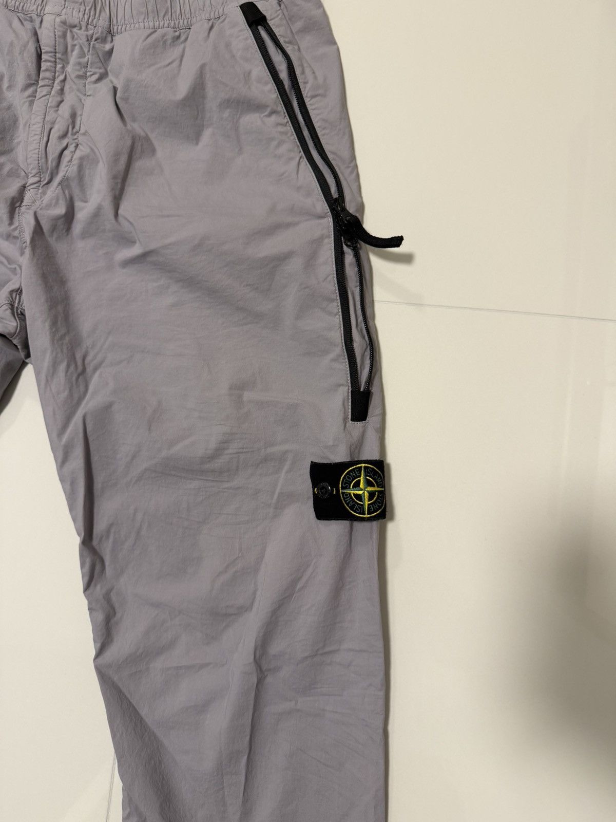 Stone Island Purple Zipper Jogger Pant Size US 33 - 3 Thumbnail