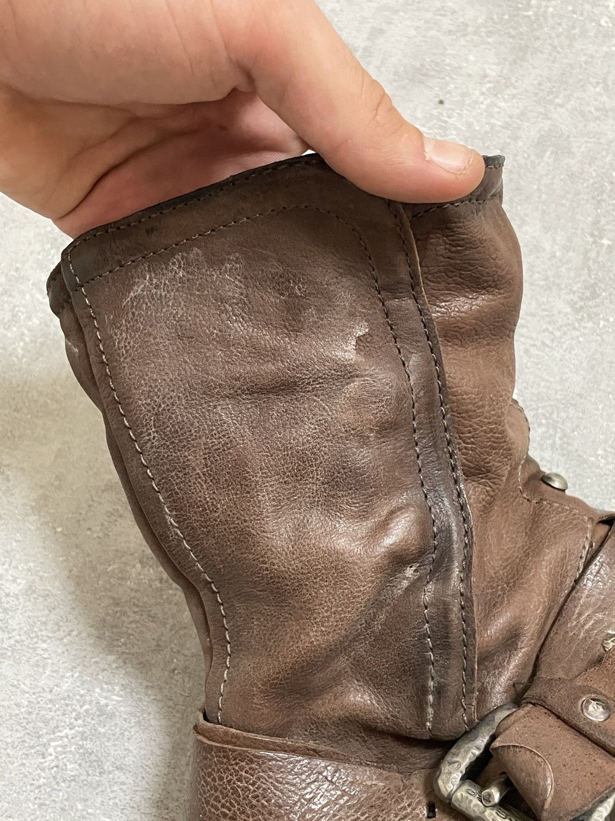A.S.98 A.S.98 Vintage Revolution Ankle Zip Patchwork Leather Boots Size US 9 / IT 39 - 14 Thumbnail
