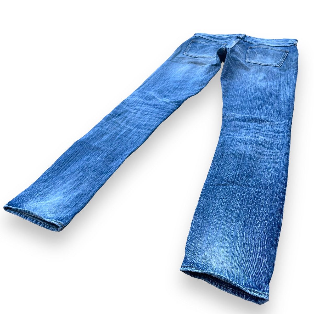 If Six Was Nine × Le Grande Bleu (L.G.B.) × NANO universe 🇯🇵 NANO UNIVERSE JAPAN DISTRESSED DENIM PANTS Size US 32 / EU 48 - 11 Thumbnail