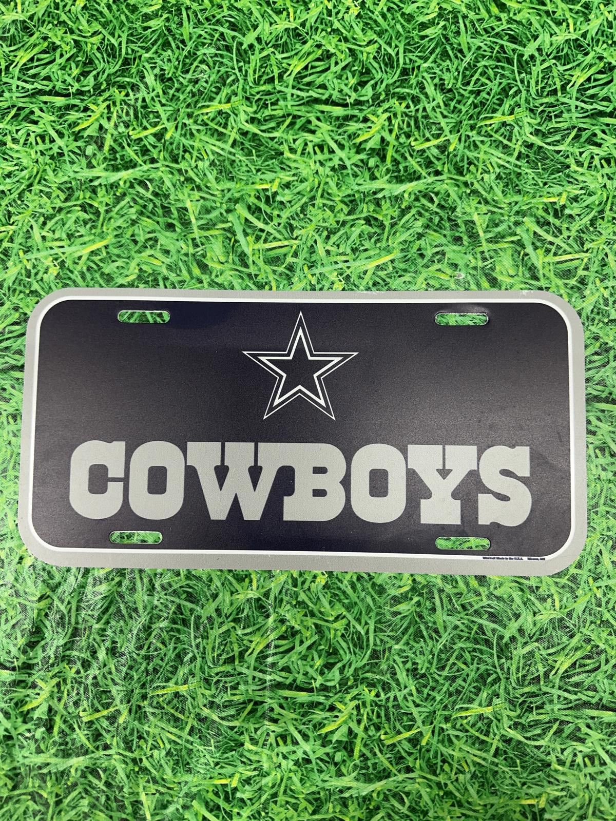 NFL Dallas Cowboys License Plate Plastic NFL NEW Size ONE SIZE - 1 Thumbnail