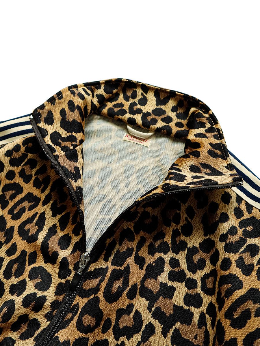 Kapital Kapital Smooth Jersey Leopard Stuntman & Woman Track Jacket Size US XL / EU 56 / 4 - 4 Thumbnail