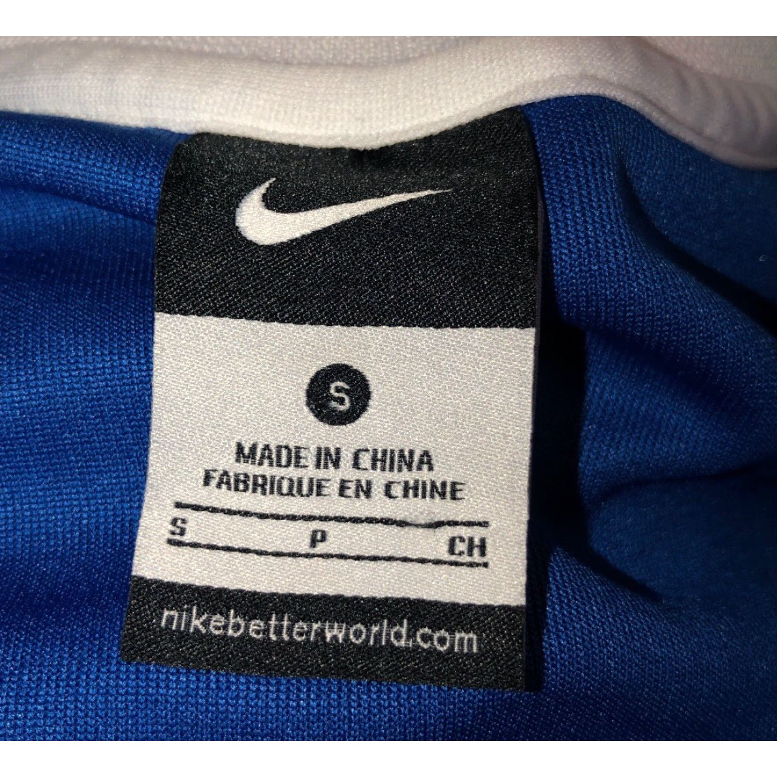Nike Nike Mens Full Zip Jacket Size S Blue/White Multicolor Colorful CBF Jacket Mens Size US S / EU 44-46 / 1 - 5 Thumbnail