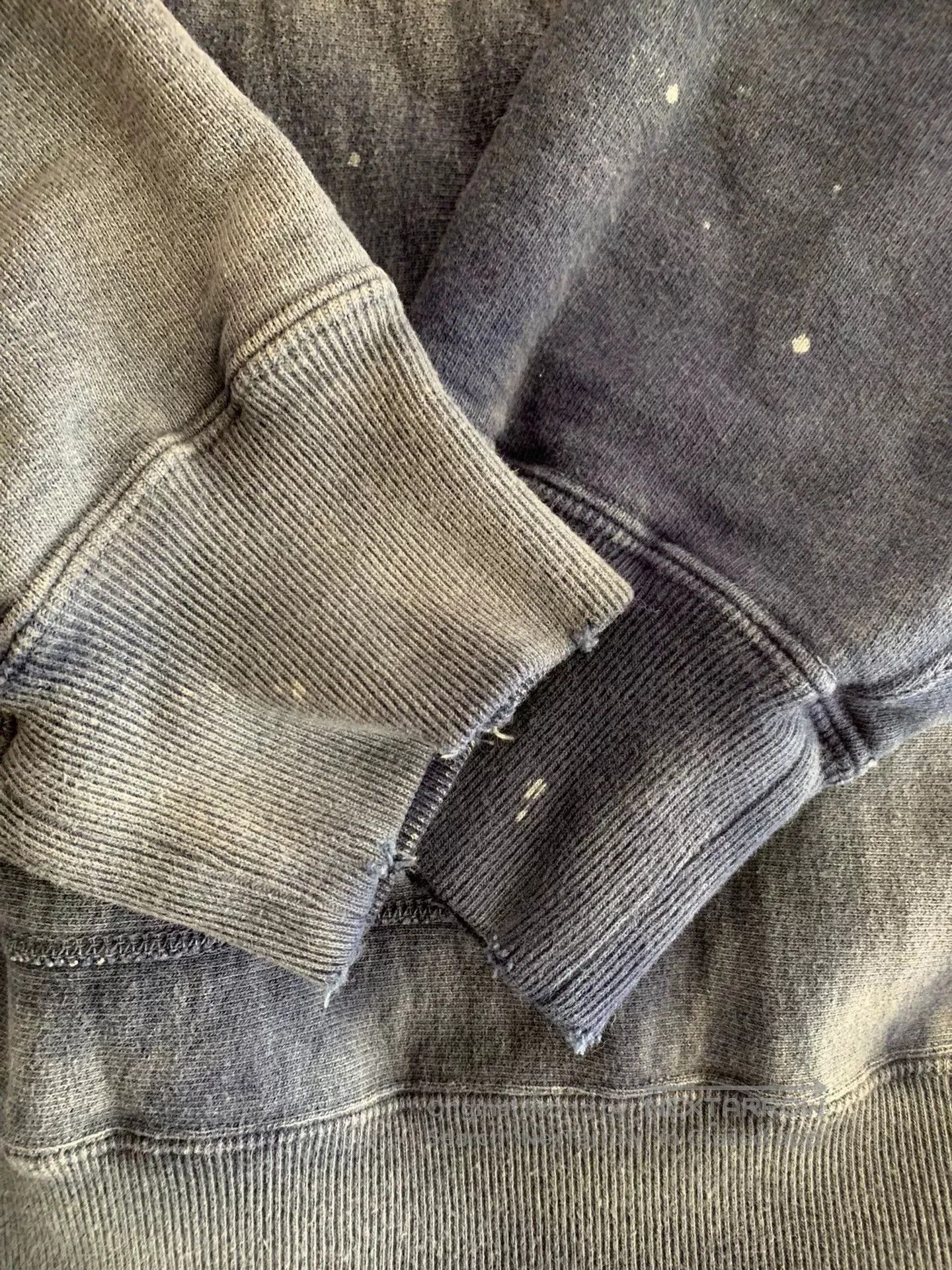 BALMUNG bow bow hard ageing hoodie with paint details. Size US XXL / EU 58 / 5 - 3 Thumbnail