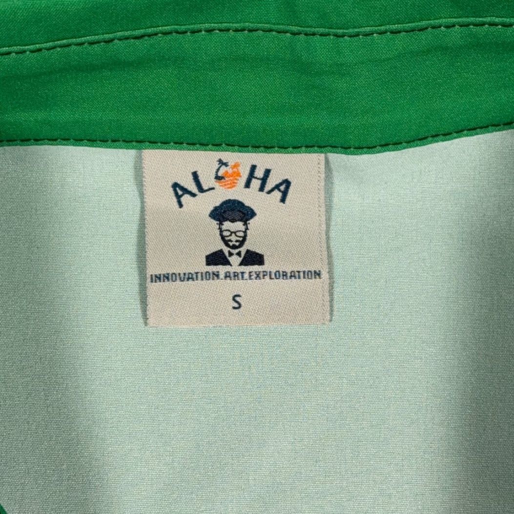 ALOHAS St Patricks Day Shirt Adult SMALL Green Black Aloha Hawaiian Holiday Leprechaun Shirt Size US S / EU 44-46 / 1 - 5 Thumbnail