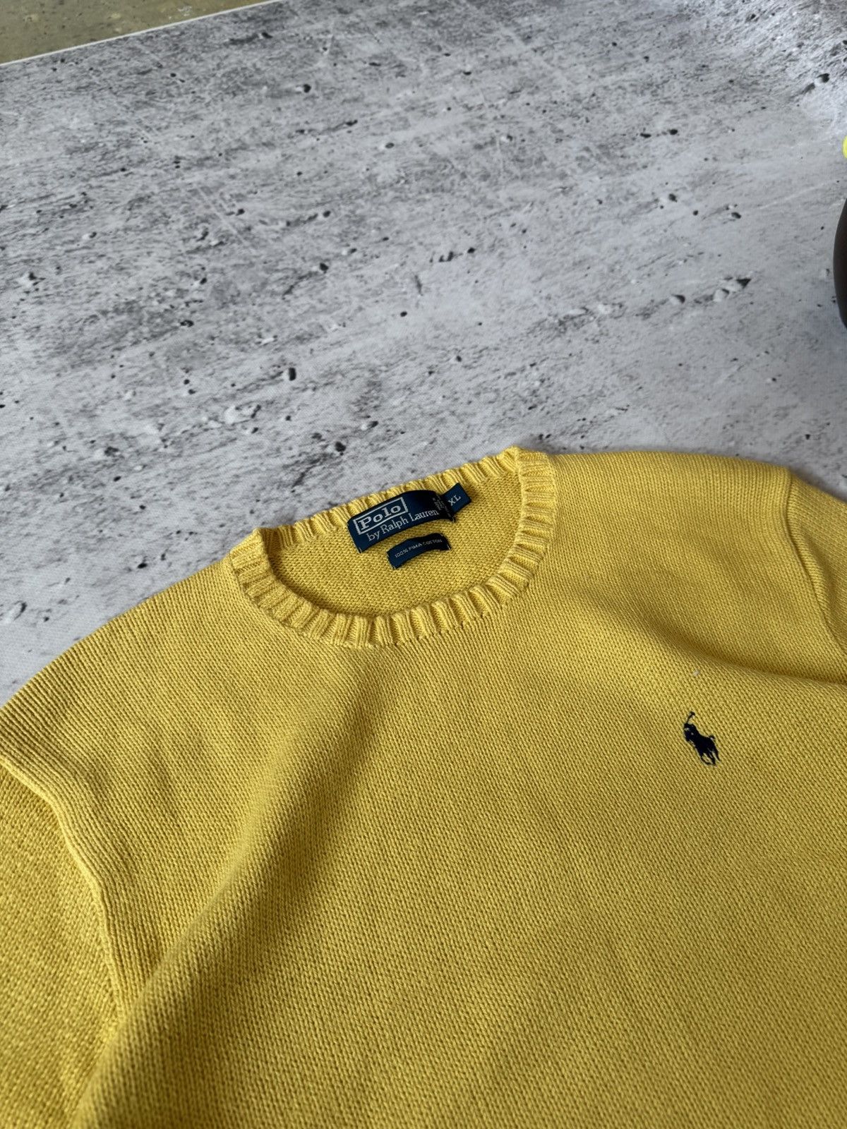 Polo Ralph Lauren × Vintage POLO RALPH LAUREN VINTAGE BASIC LOGO OVERSIZE BAGGY SWEATER Size US XL / EU 56 / 4 - 5 Thumbnail