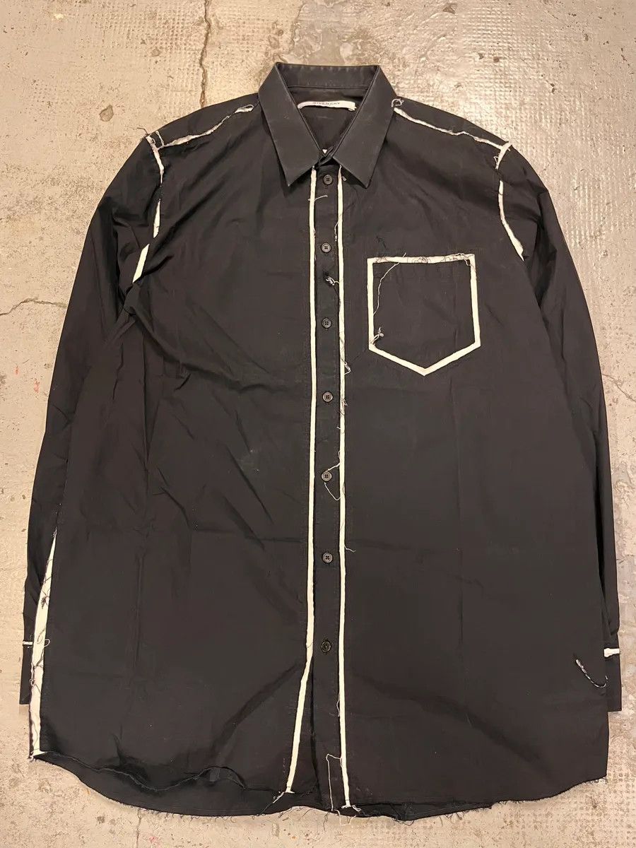 Givenchy AW2015 Givenchy Overprinted Black Shirt by Riccardo Tisci Size US L / EU 52-54 / 3 - 4 Thumbnail
