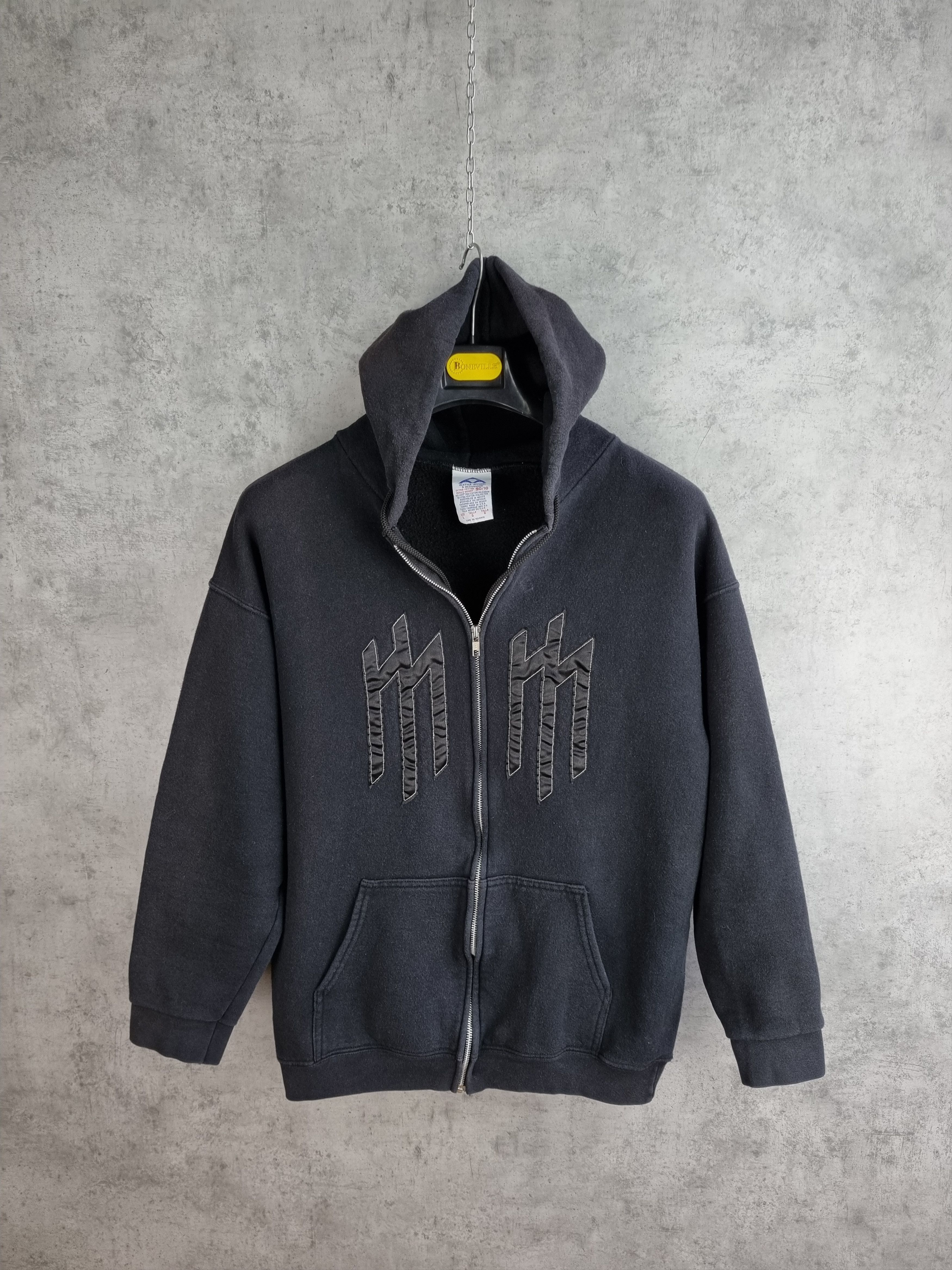 Band Tees × Marilyn Manson × Vintage Marilyn Manson Zip Up Hoodie Size US M / EU 48-50 / 2 - 2 Thumbnail