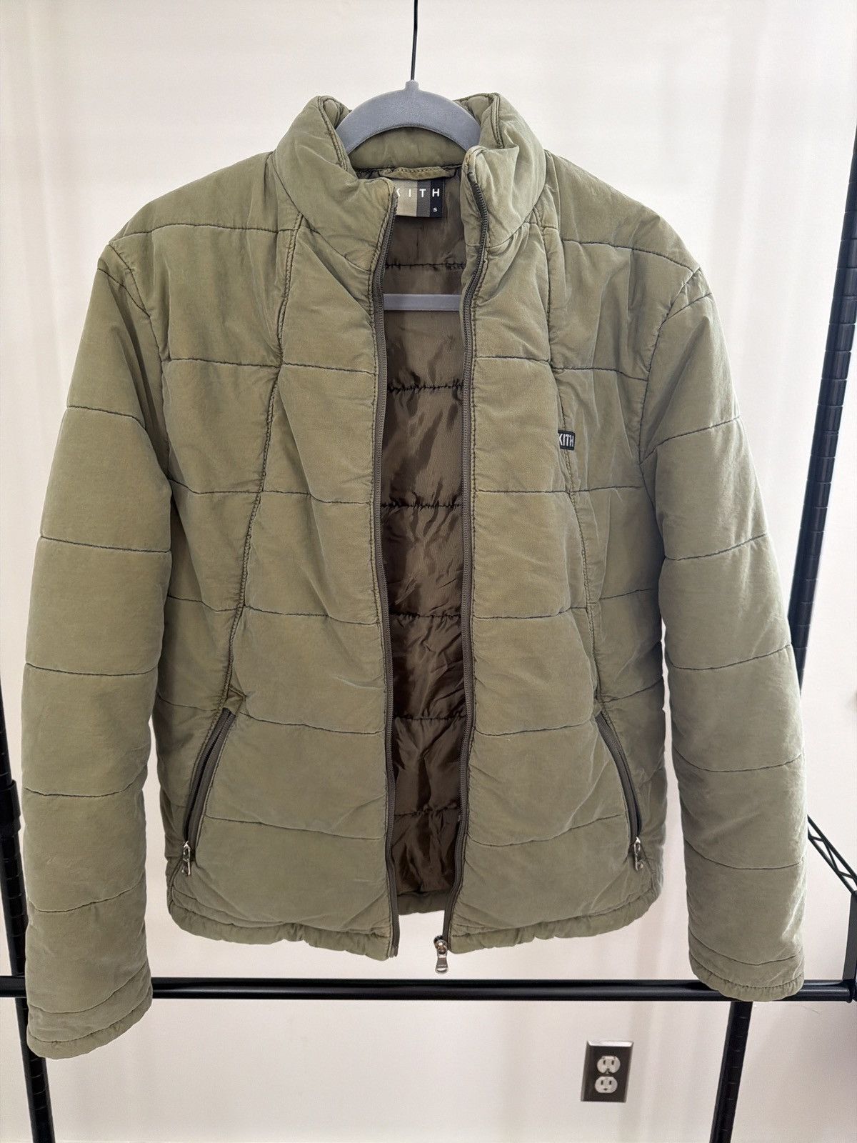 Kith Kith quilted jacket - Olive green - Size S Size US S / EU 44-46 / 1 - 3 Thumbnail