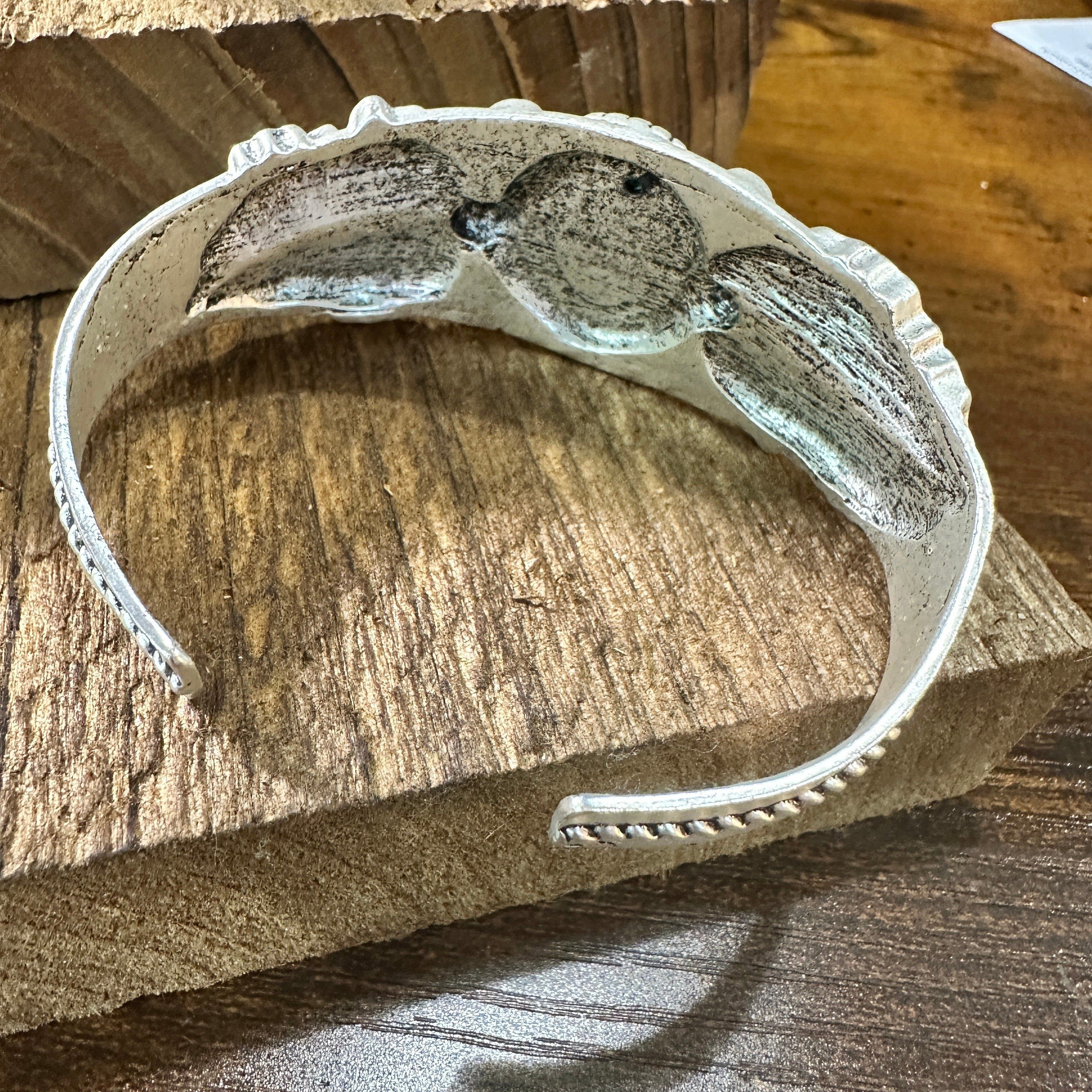 Other Turquoise Cuff Bracelet - Authentic Navajo Style, Boho Nativ Size ONE SIZE - 9 Thumbnail
