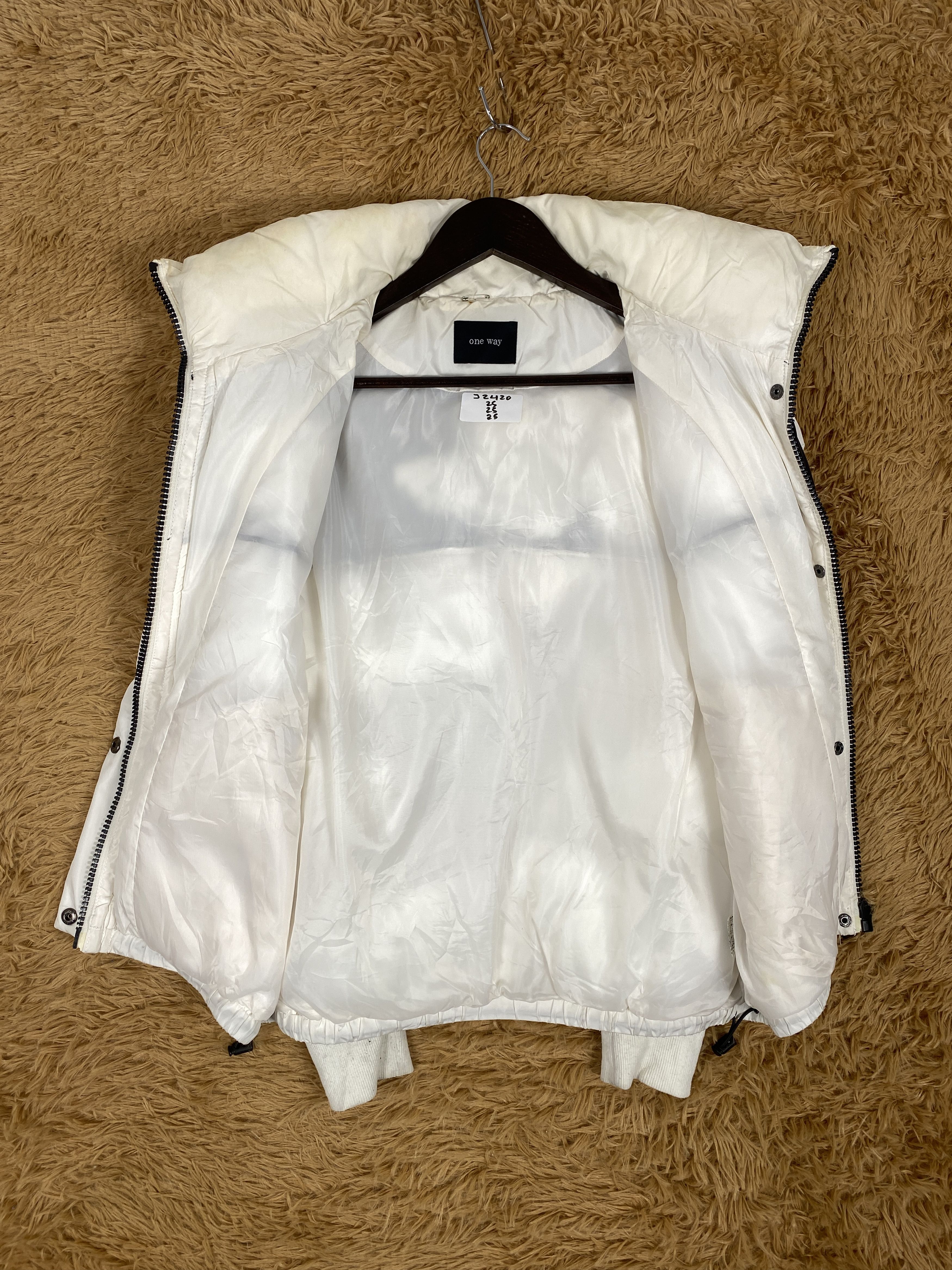Japanese Brand Vintage One Way Hoodie Puffer Jacket PJ2420 Size US M / EU 48-50 / 2 - 6 Thumbnail