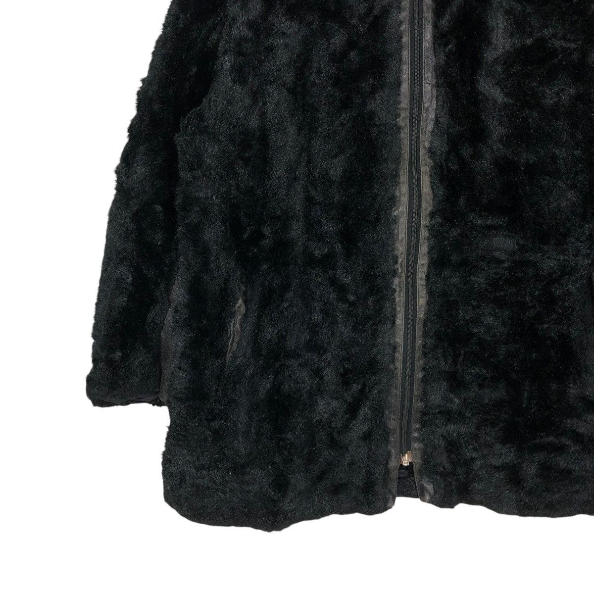 Japanese Brand 🔥VINTAGE GENUINE LEATHER JACKET MINK FUR BLANKET UNBRANDED Size US M / EU 48-50 / 2 - 6 Thumbnail