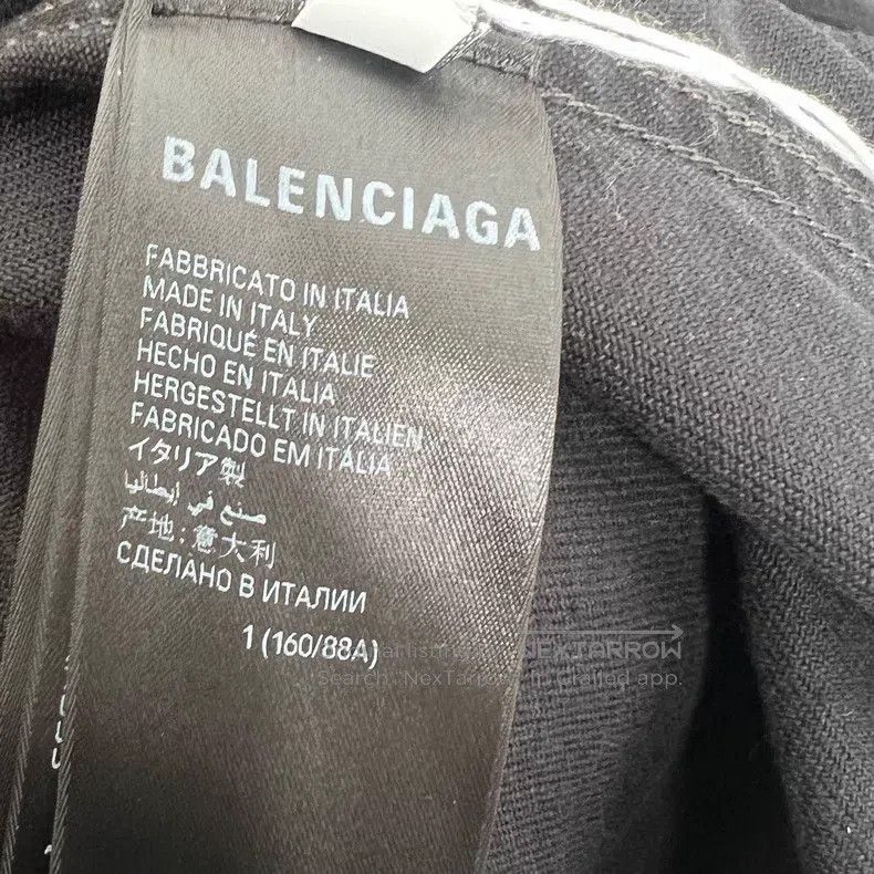 Balenciaga Balenciaga Denim Jacket - Black Size US S / EU 44-46 / 1 - 6 Thumbnail
