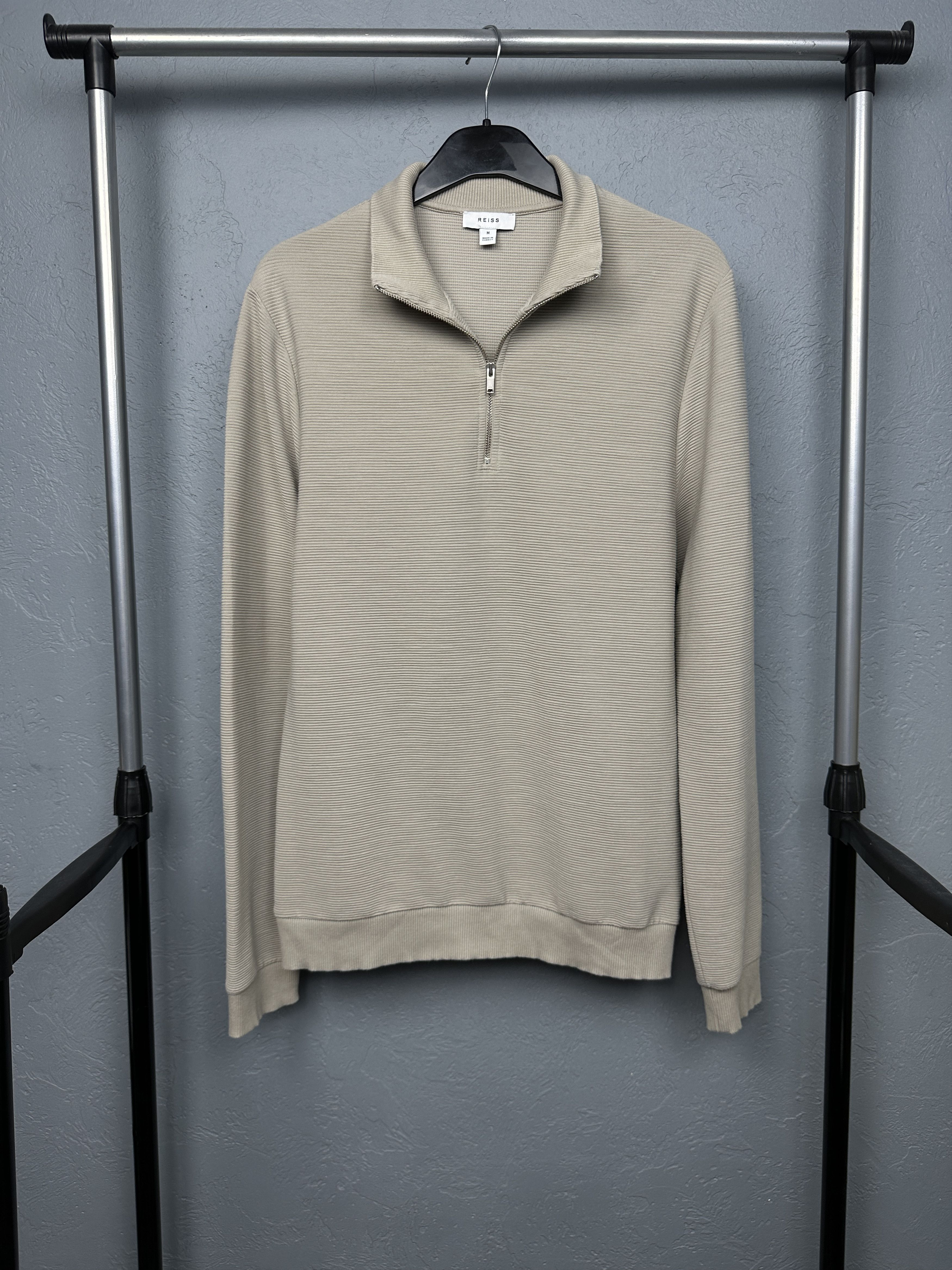 Reiss Reiss Mens Quarter 1\4 Zip Sweater Size US M / EU 48-50 / 2 - 1 Thumbnail