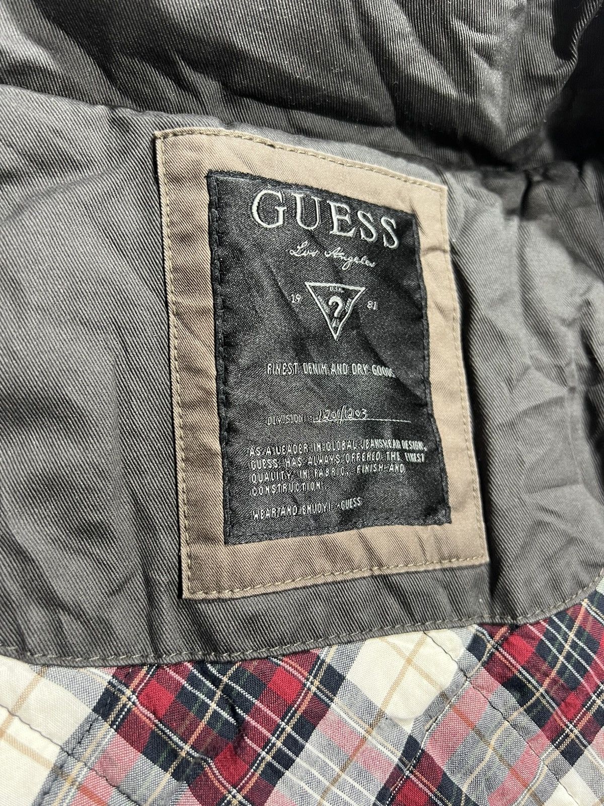 Guess Guess Men's Military Quilted Cotton M65 Field Jacket Size US M / EU 48-50 / 2 - 18 Thumbnail