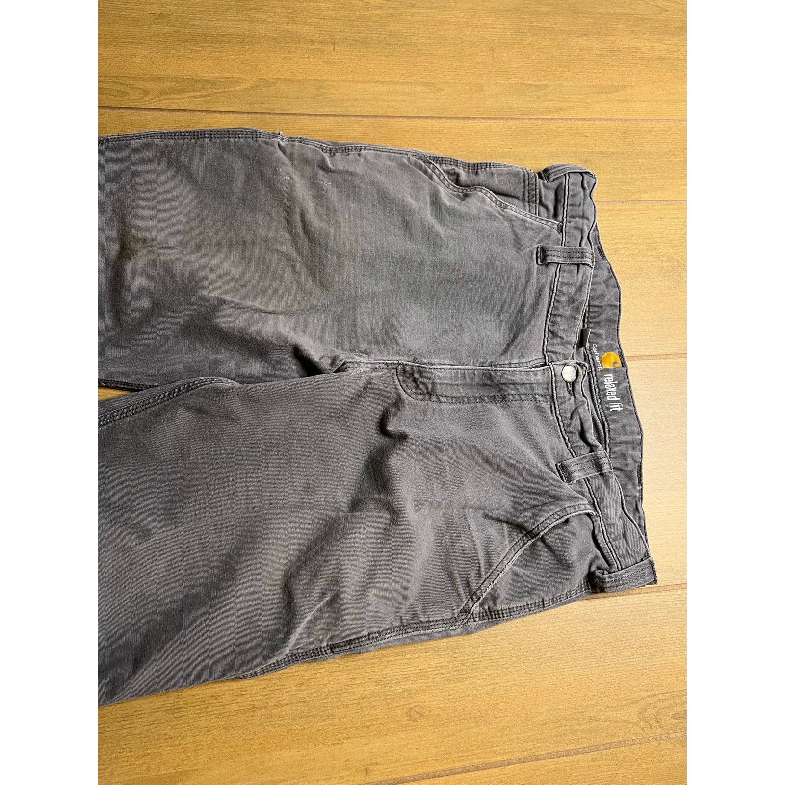Carhartt Carhartt Distress Carpenter Relaxed Gray Men Sz 36x30 Pants Size US 36 / EU 52 - 12 Thumbnail