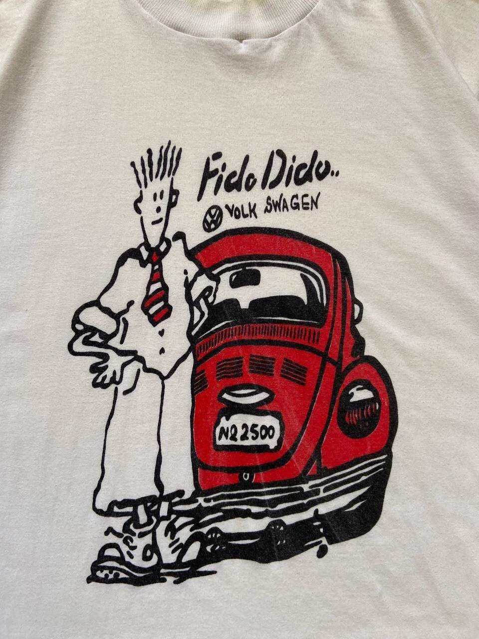Cartoon Network × Vintage Vintage Fido Dido Cartoon Volk Swagen T-Shirt Size US M / EU 48-50 / 2 - 3 Thumbnail