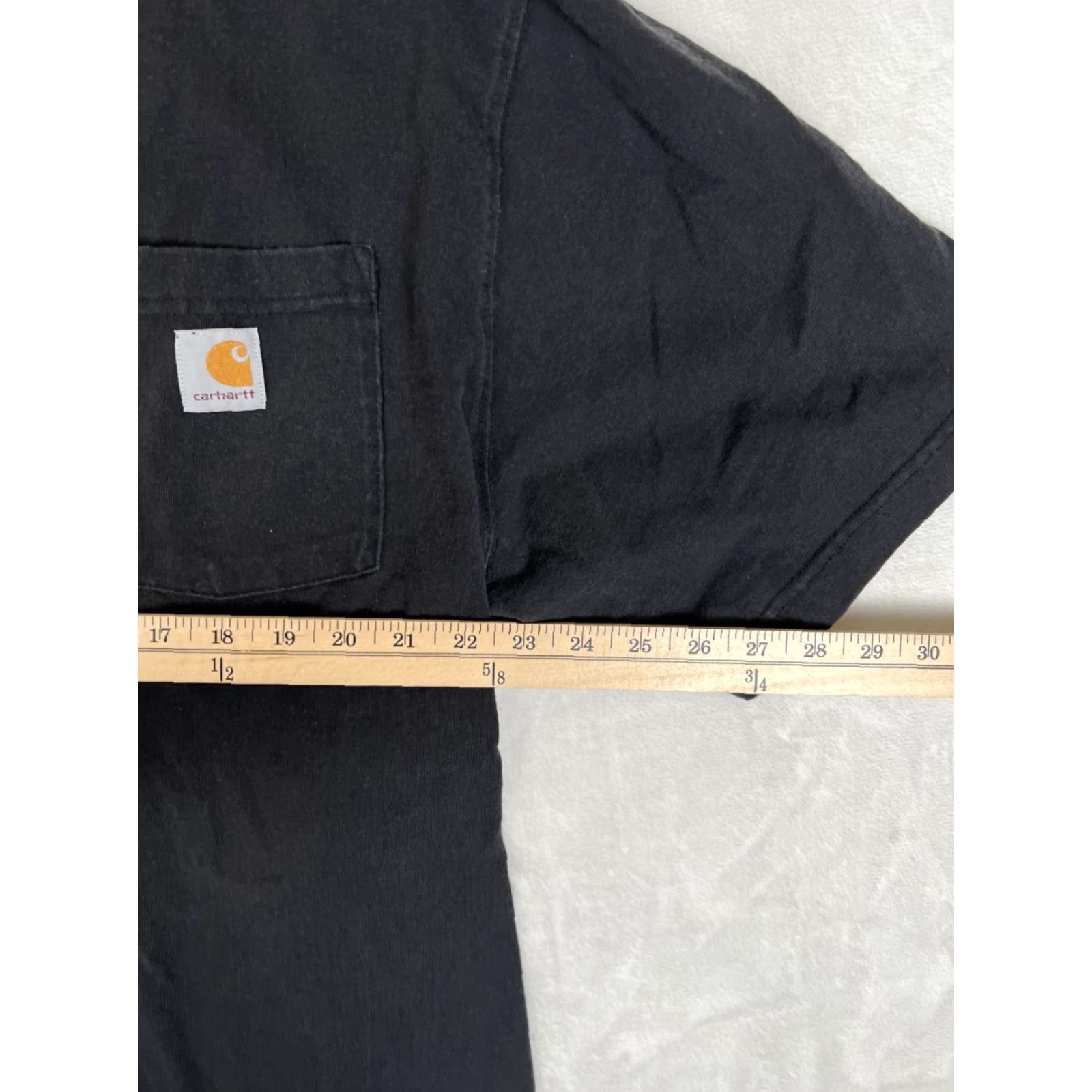 Carhartt VINTAGE Carhartt Black Pocket Tee T-Shirt XL Regular Crew Neck Short Sleeve Men 90s Grunge K87 Size US XL / EU 56 / 4 - 5 Thumbnail