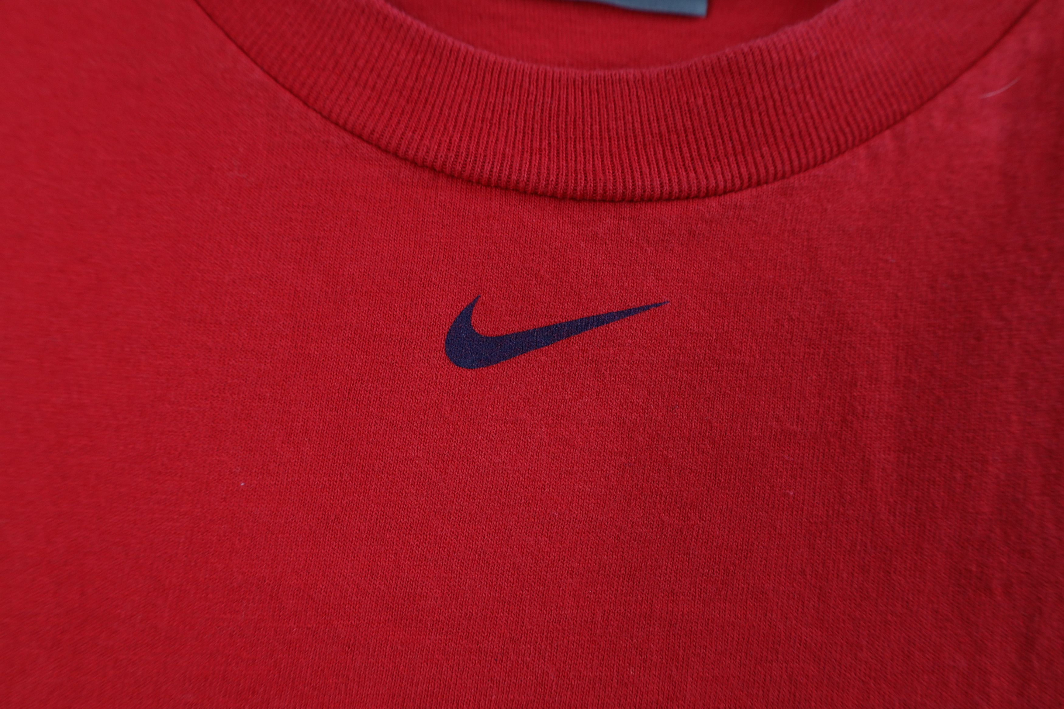 Nike Vintage Nike Swoosh Minnesota Twins Baseball T-Shirt Red Size US M / EU 48-50 / 2 - 8 Thumbnail
