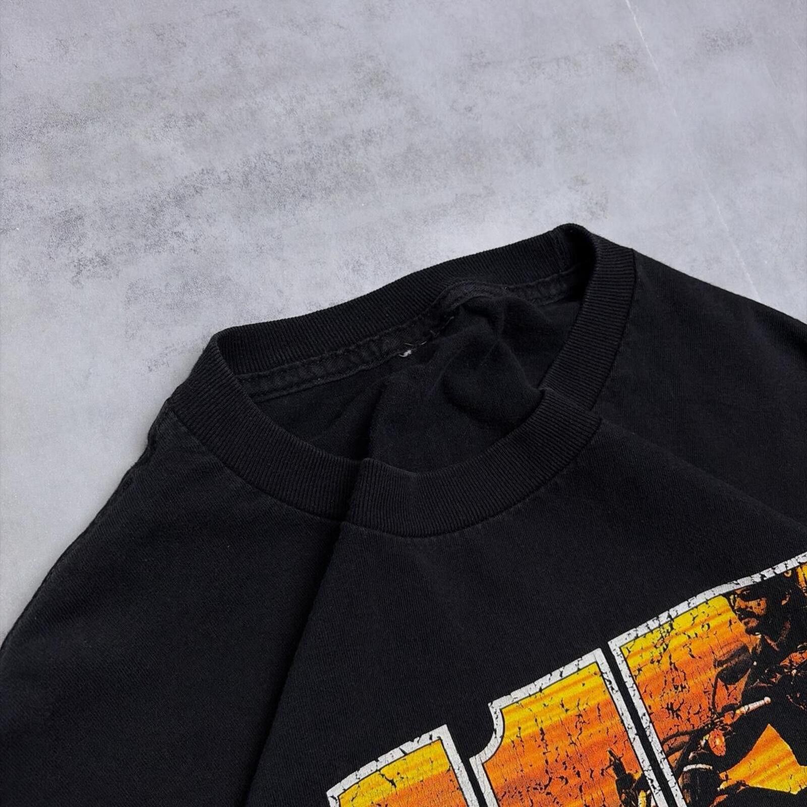 Harley Davidson Y2K Black Harley Davidson Anniversary Grunge Biker T-Shirt Size US L / EU 52-54 / 3 - 7 Thumbnail