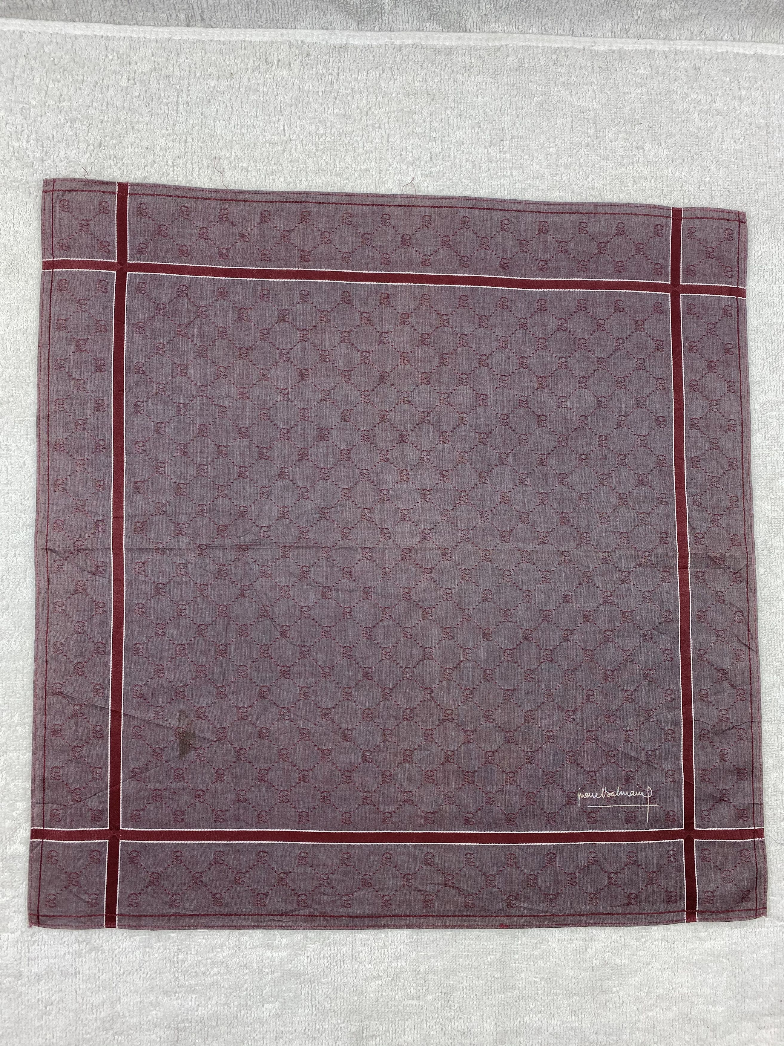 Pierre Balmain Pierre Balmain Handkerchief / Bandana / Neckerchief Size ONE SIZE - 3 Thumbnail