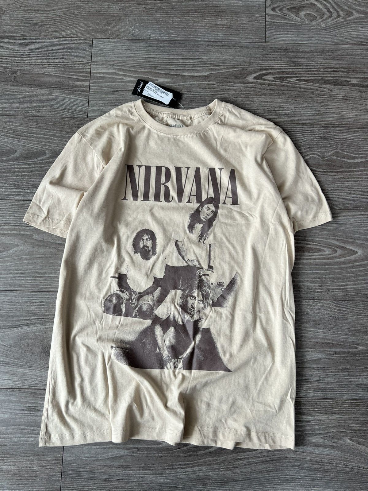 Band Tees × Nirvana ‼️Nirvana Big Logo Band New with Tags Merch Tee‼️ Size US M / EU 48-50 / 2 - 1 Thumbnail
