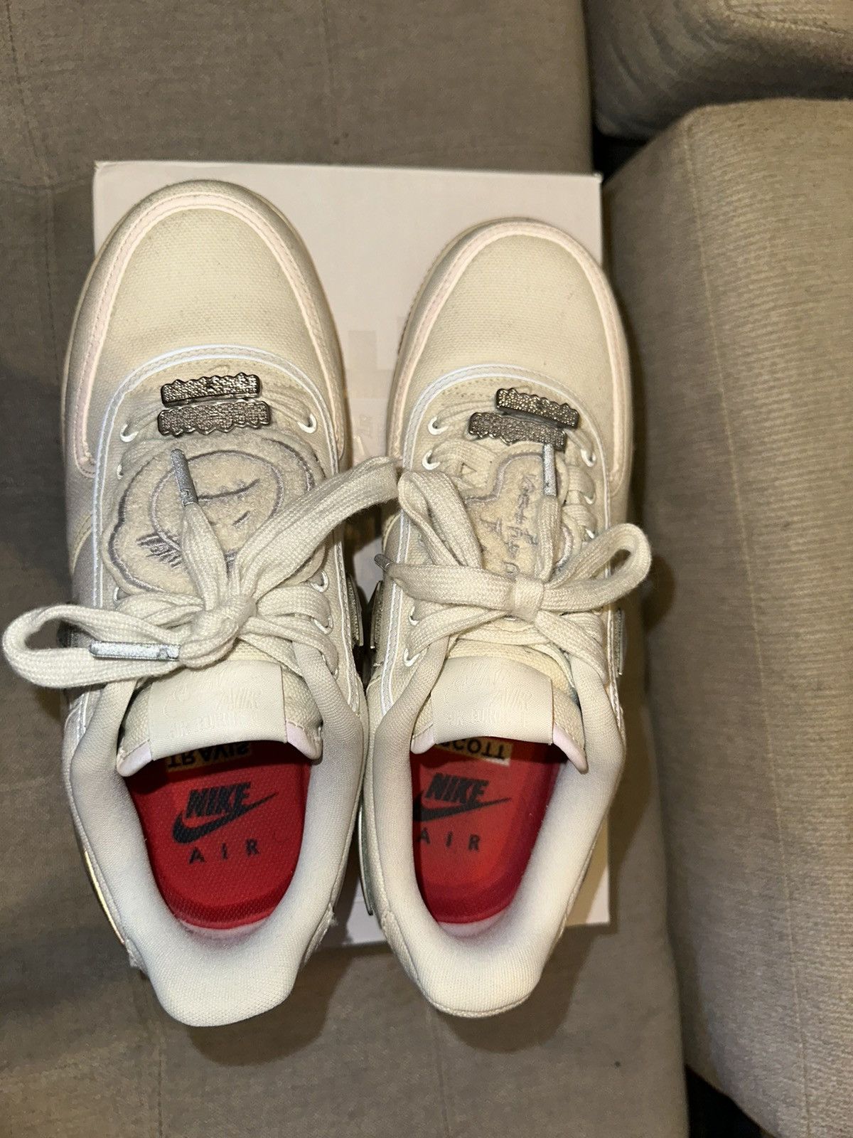 Nike × Travis Scott Nike Air Force 1 Low Travis Scott Sail Size 8.5 Size US 8.5 / EU 41-42 - 8 Thumbnail