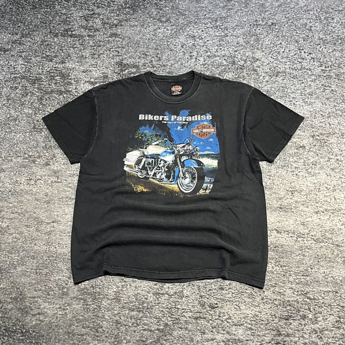 Harley Davidson Vintage Harley Davidson 2000s Y2K Biker Grunge T Shirt XL Size US XL / EU 56 / 4 - 1 Thumbnail