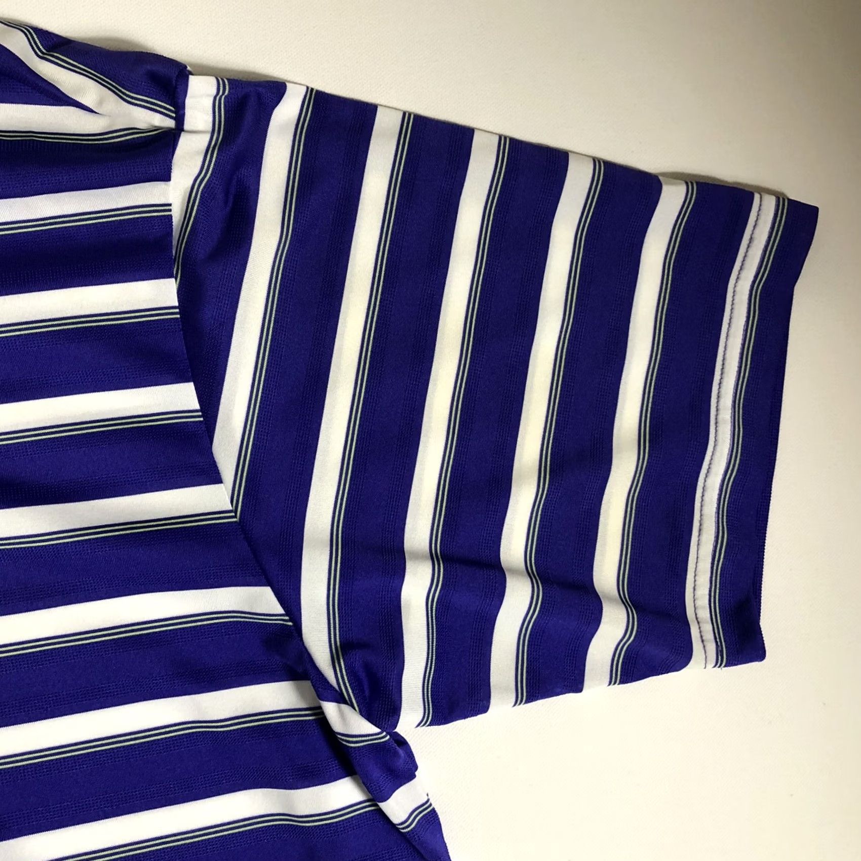 Vintage Adidas Climalite Purple White Striped Mens Polo Shirt XL Size US XL / EU 56 / 4 - 4 Thumbnail