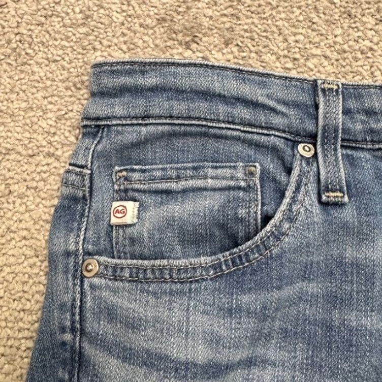 Denime VINTAGE not included; AG Adriano Goldschmied Legging Ankle Jeans Womens 26R Denim Skinny 5-Pocket Blue Medium Gilded City Streetwear Mens/Womens Size 26" / US 2 / IT 38 - 3 Thumbnail