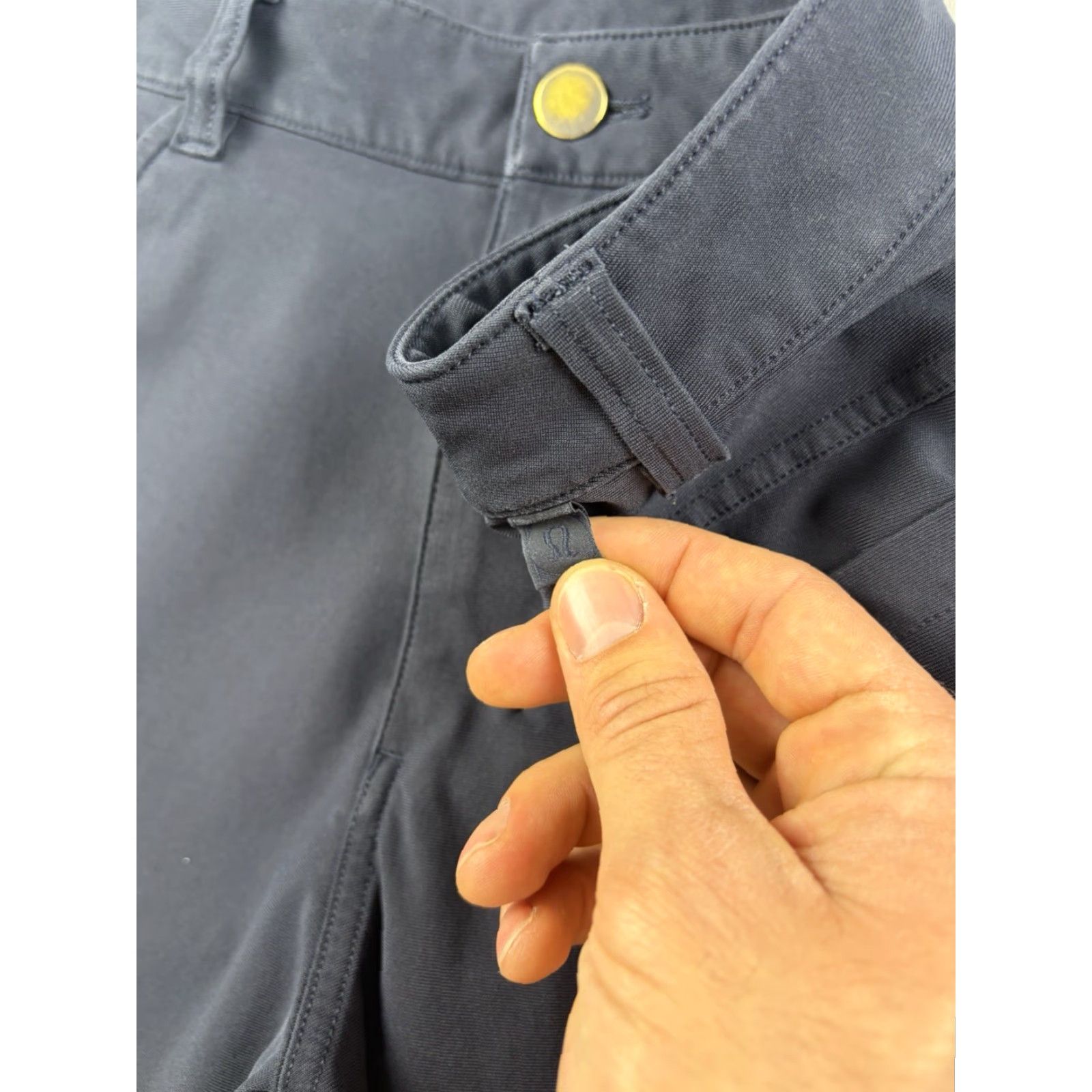 Lululemon Lululemon Pants Mens Slim Fit 36x31 Blue Chino/Flat Front Polyester Blend Slim Leg Regular Fit Sports Preppy Vintage No Size US 36 / EU 52 - 3 Thumbnail