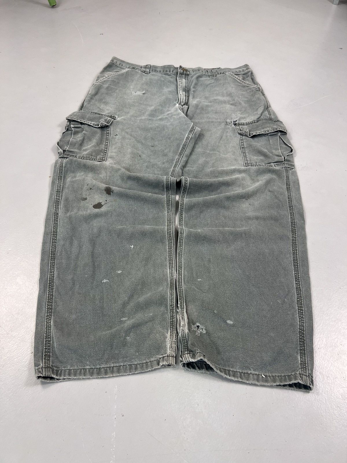 Carhartt Vintage Carhartt B1140 damaged cargo denim Size US 38 / EU 54 - 1 Thumbnail