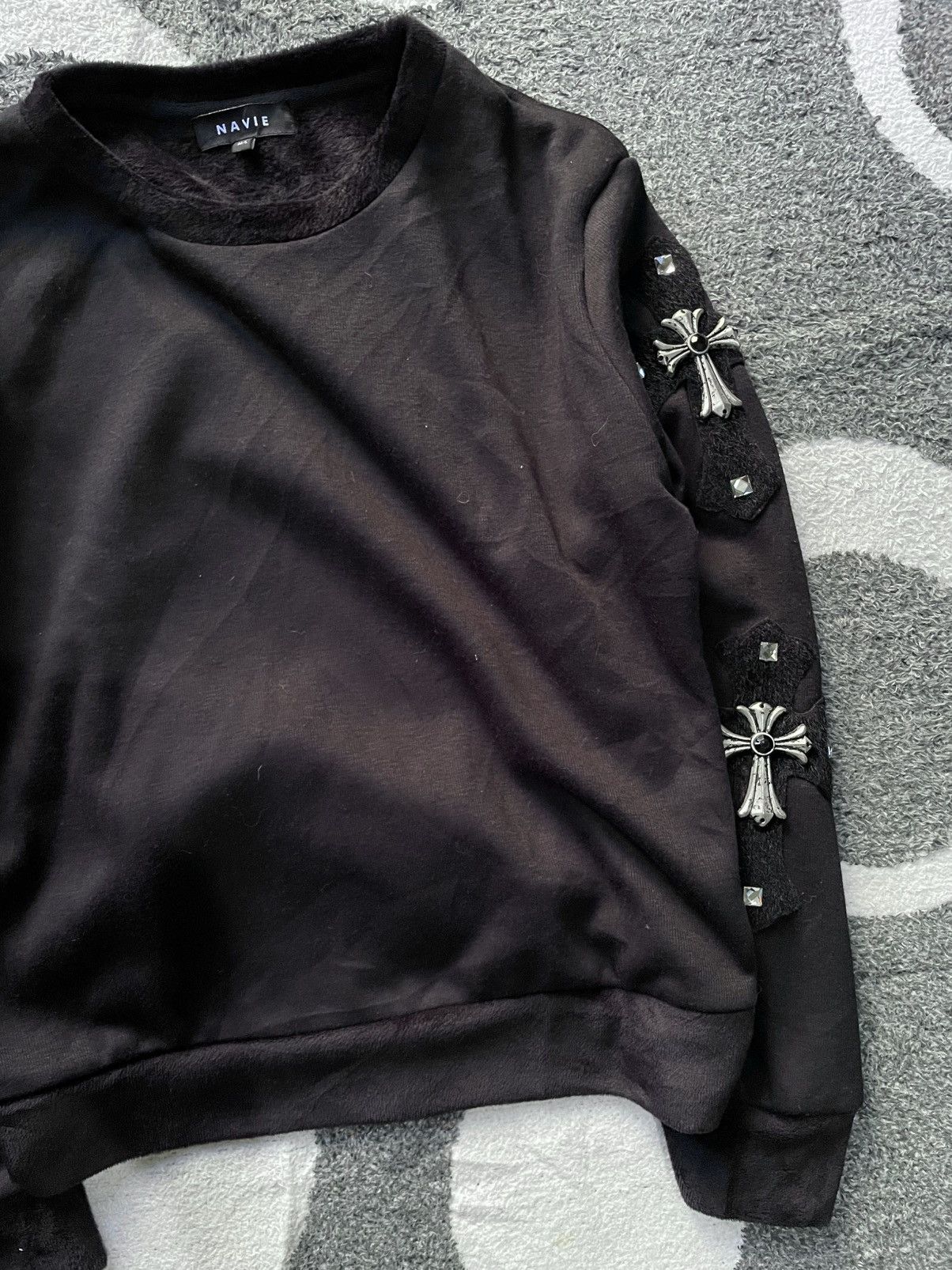 20471120 IRON CROSS SWEATSHIRT FUR MATERIAL Size US M / EU 48-50 / 2 - 3 Thumbnail