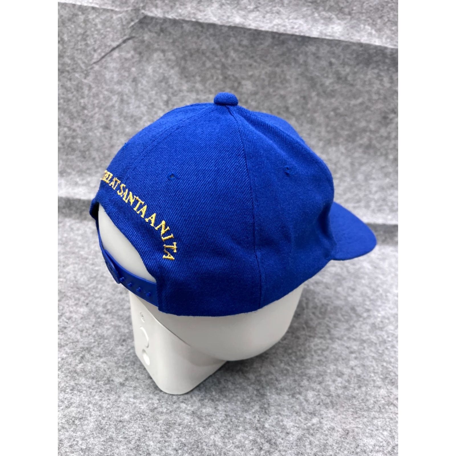 Vintage Blue Cotton Snapback Hat - California Cup Horse Racing - Adjustable One Size - Mens Size ONE SIZE - 7 Thumbnail