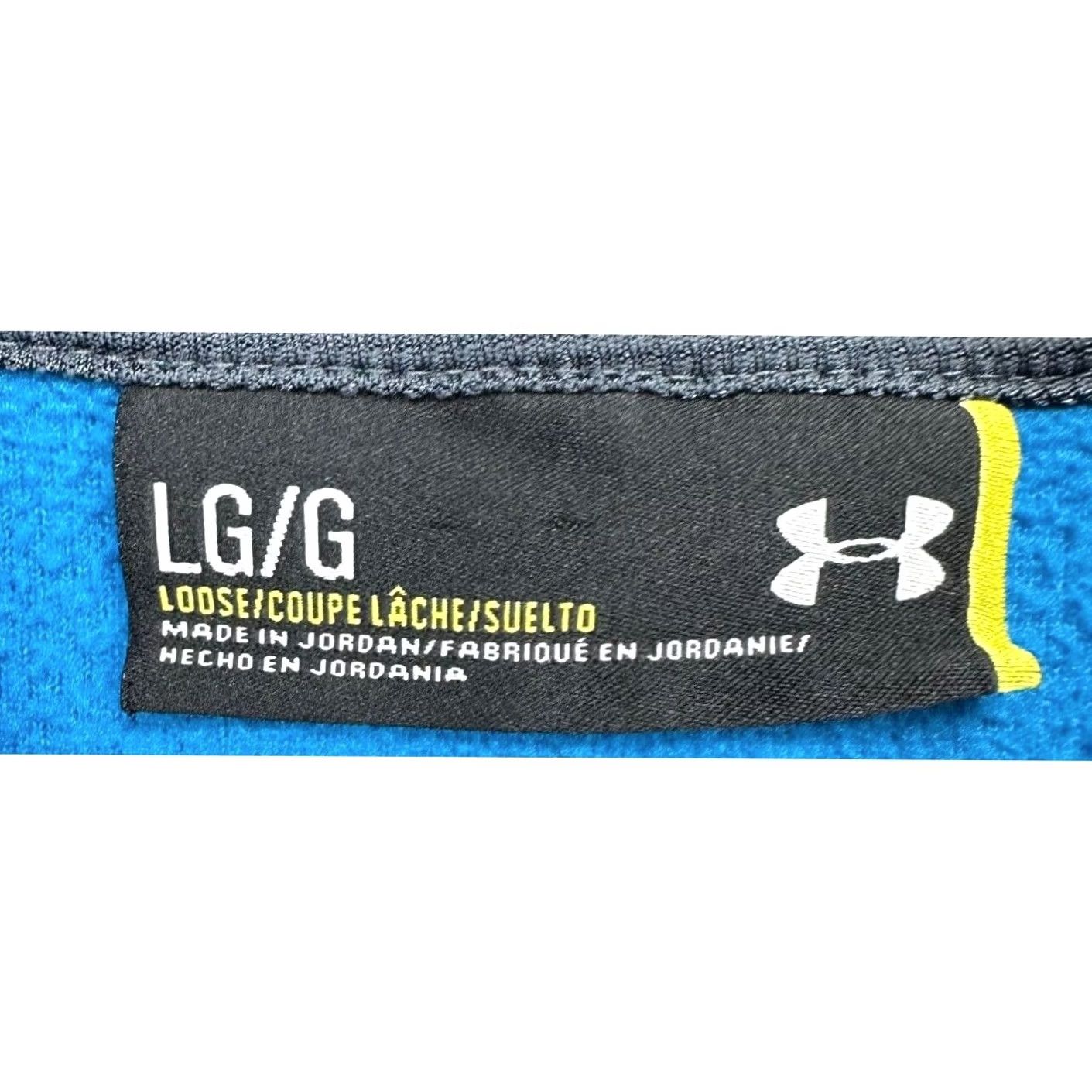 Under Armour Under Armour Sweater Men Large Blue Fleece Lined Quarter Zip Pullover Sweatshirt - - Retail Mens Size 44 Size US L / EU 52-54 / 3 - 5 Thumbnail