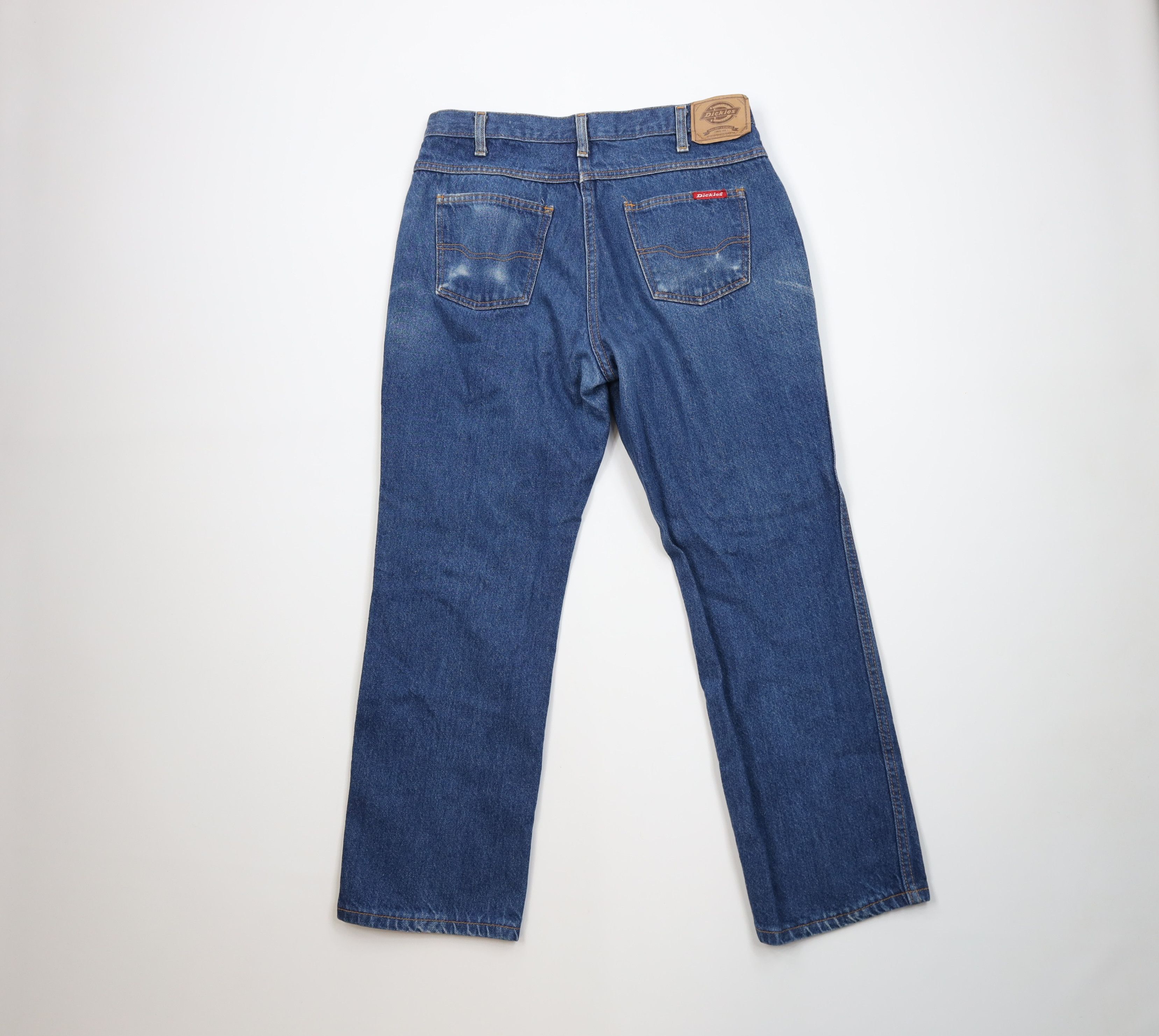 Dickies Vintage 90s Dickies Spell Out Straight Leg Denim Jeans Size US 32 / EU 48 - 7 Thumbnail