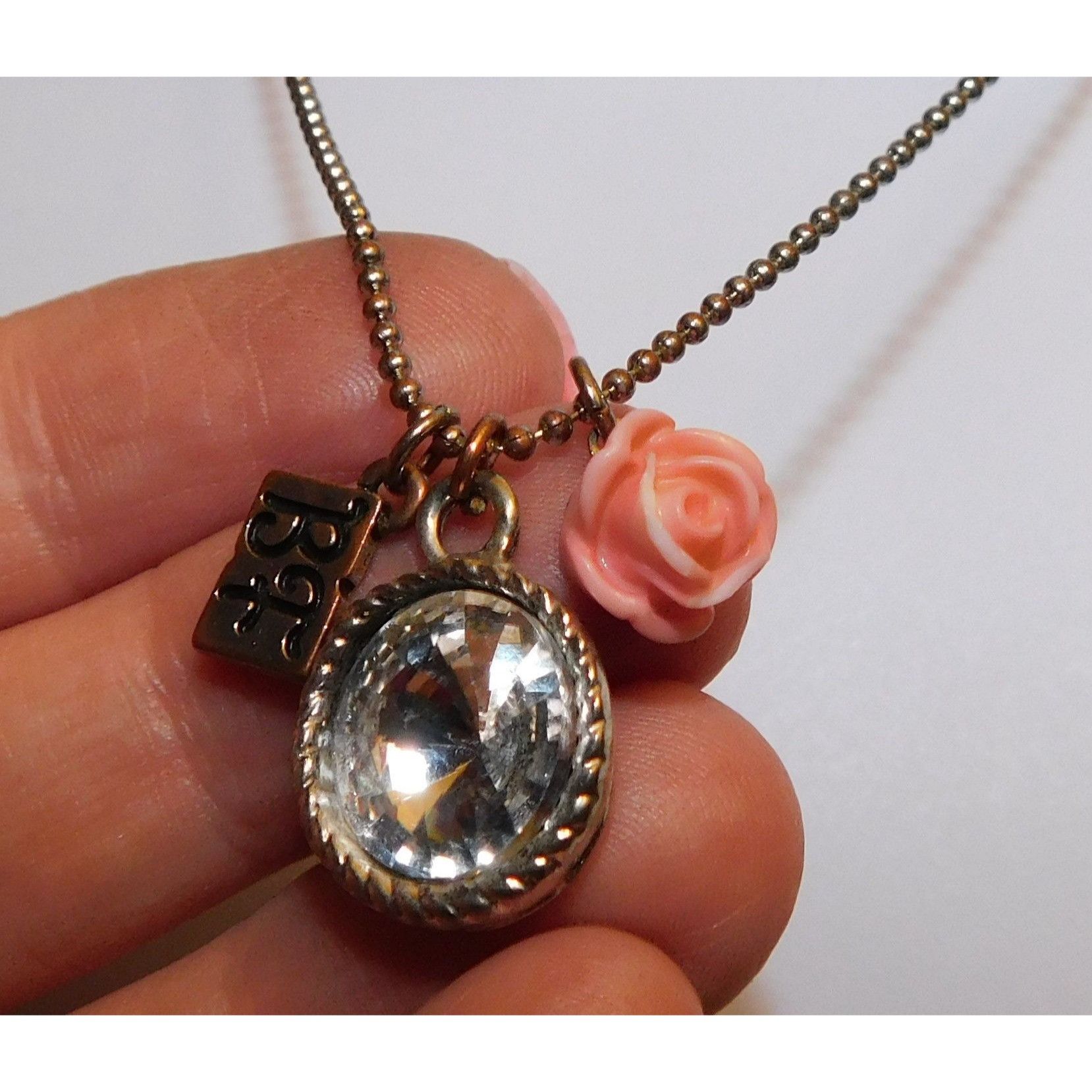 Other Pink Rose Best Friend Necklace Size ONE SIZE - 6 Thumbnail