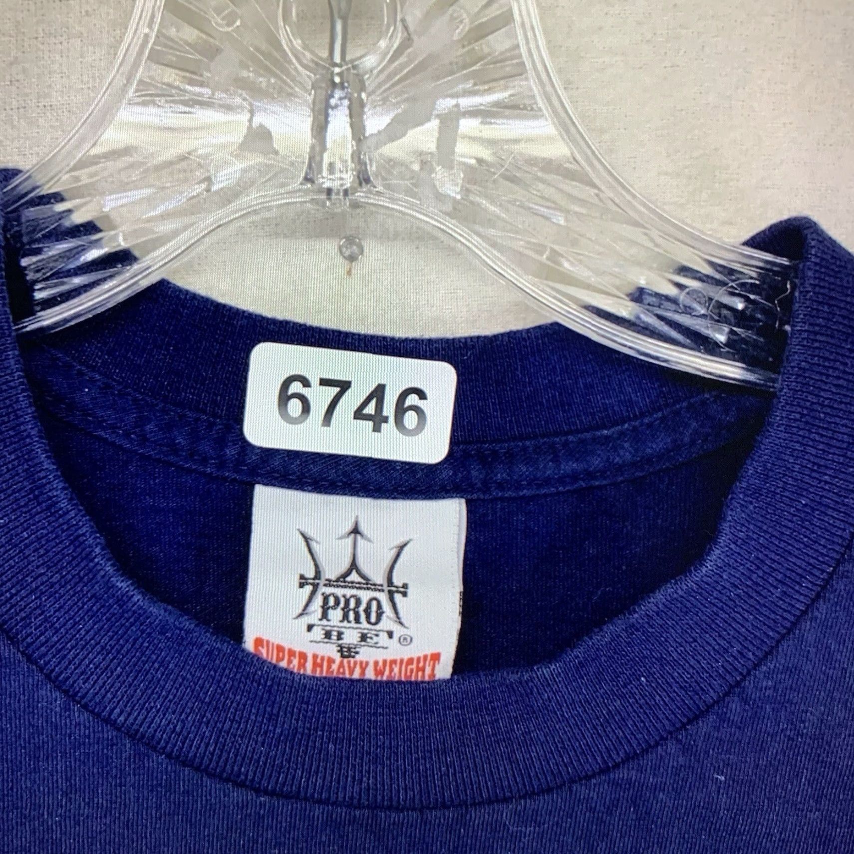 Vintage VINTAGE Pro Be Arizona T-Shirt Men Large Blue 90s Retro Road Trip USA Cotton Knit Heavyweight Size US L / EU 52-54 / 3 - 5 Thumbnail