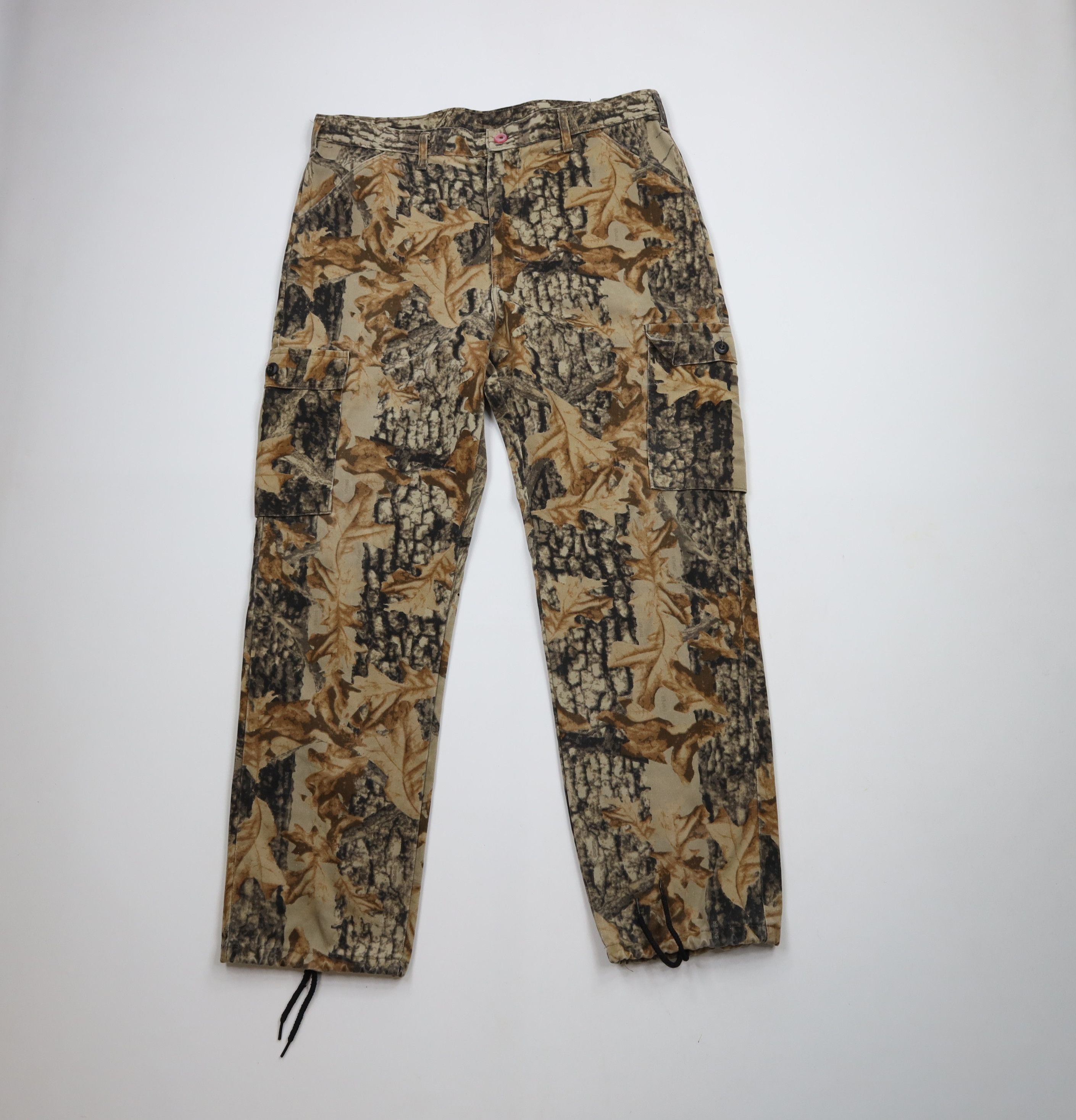 Vintage Vintage 90s Streetwear Camouflage Wide Leg Cargo Pants USA Size US 36 / EU 52 - 1 Thumbnail