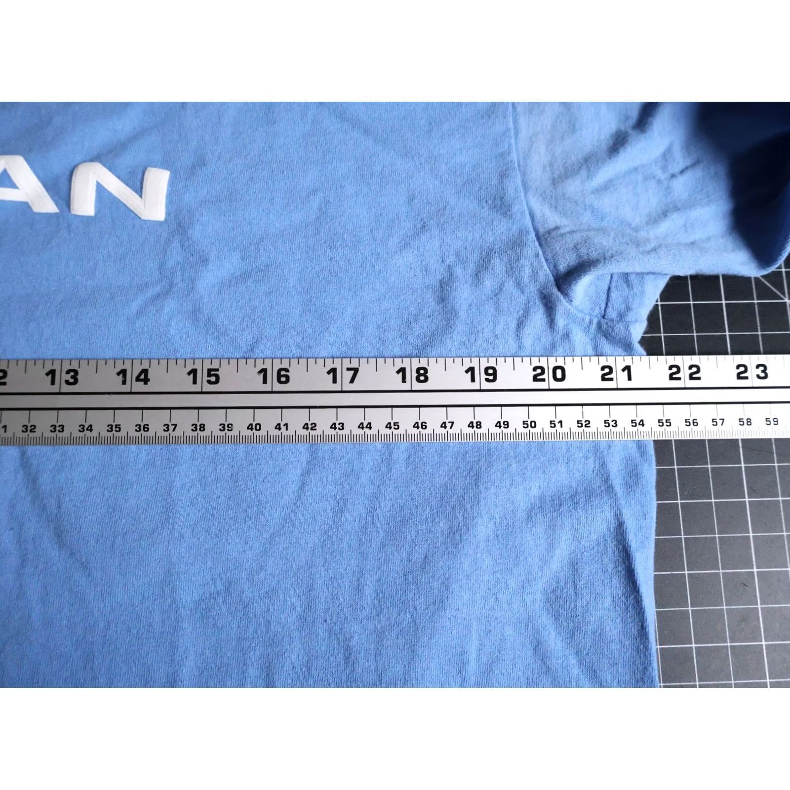 Jordan Brand VINTAGE Nike Jordan Long Sleeve Shirt Mens Large Blue USA Made 90s Retro Cotton Jersey Crew Neck T-Shirt Size US L / EU 52-54 / 3 - 6 Thumbnail