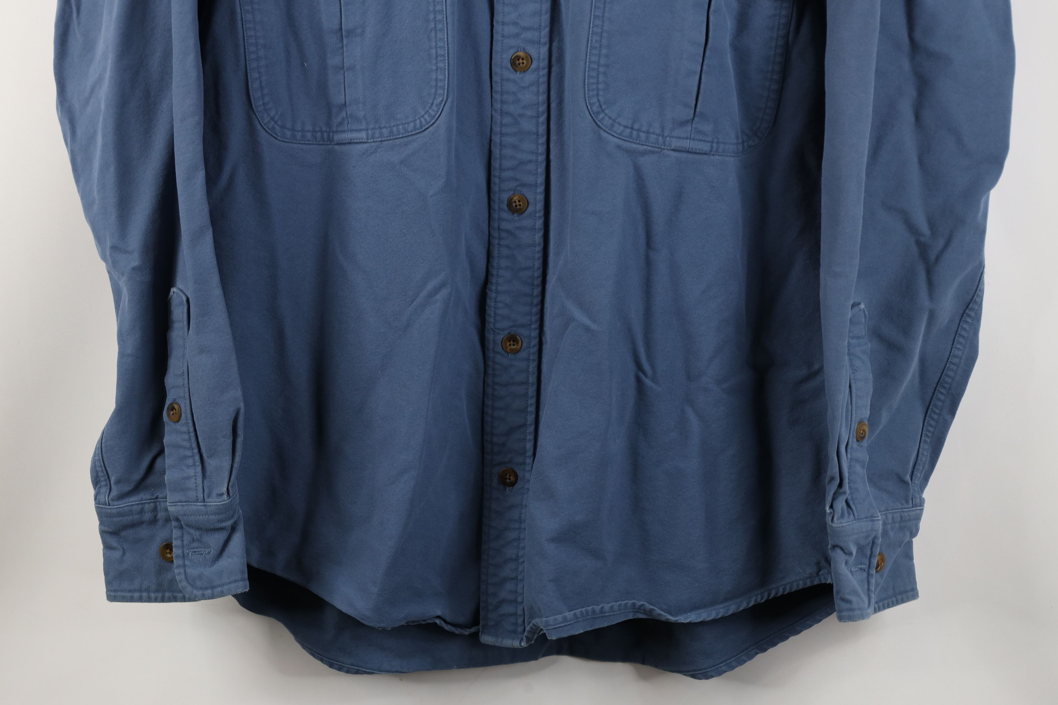 Cabelas Vintage 90s Cabelas Heavyweight Cloth Button Shirt Blue Size US M / EU 48-50 / 2 - 3 Thumbnail