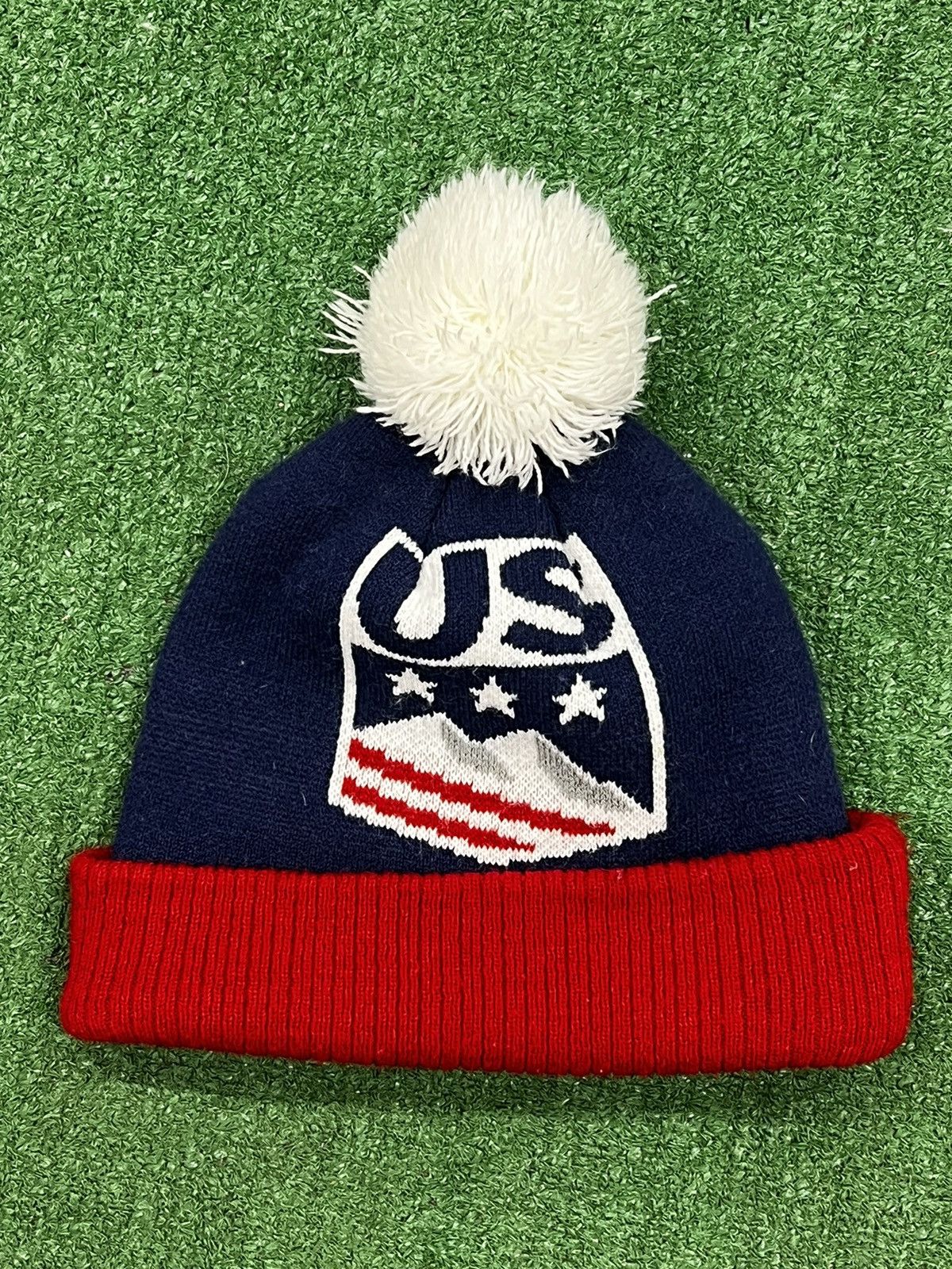 USA Olympics United States Olympic Team Apparel Pom Beanie Size ONE SIZE - 3 Thumbnail