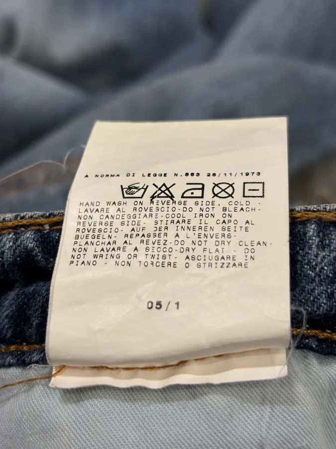 Just Cavalli SS2005 Cavalli Blue Embroidered Distressed Denim Jeans Size 26" / US 2 / IT 38 - 11 Thumbnail