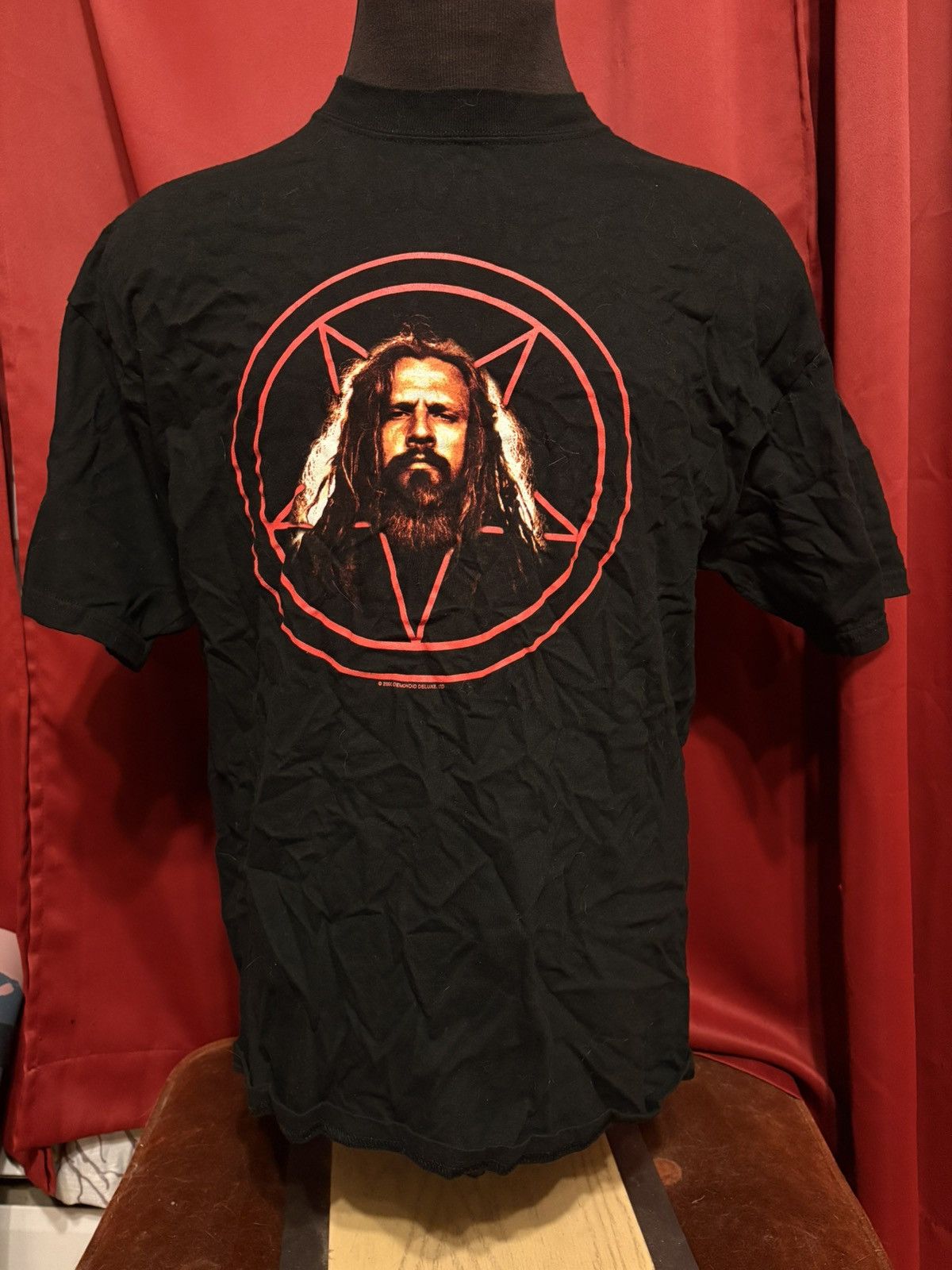 Band Tees Vintage Rob Zombie Tshirt Y2K Demonoid Deluxe Baphomet Grail Size US XL / EU 56 / 4 - 1 Thumbnail
