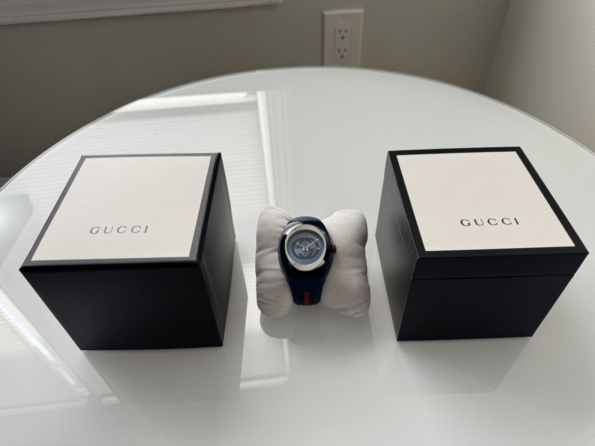Gucci Gucci Watch - Blue Size ONE SIZE - 1 Thumbnail
