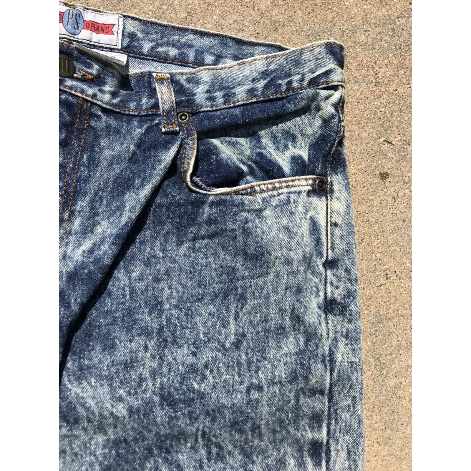 Vintage VINTAGE Gitano Acid Wash Jeans Mens 36x32.5 Regular Fit Distressed 90s Size US 36 / EU 52 - 4 Thumbnail