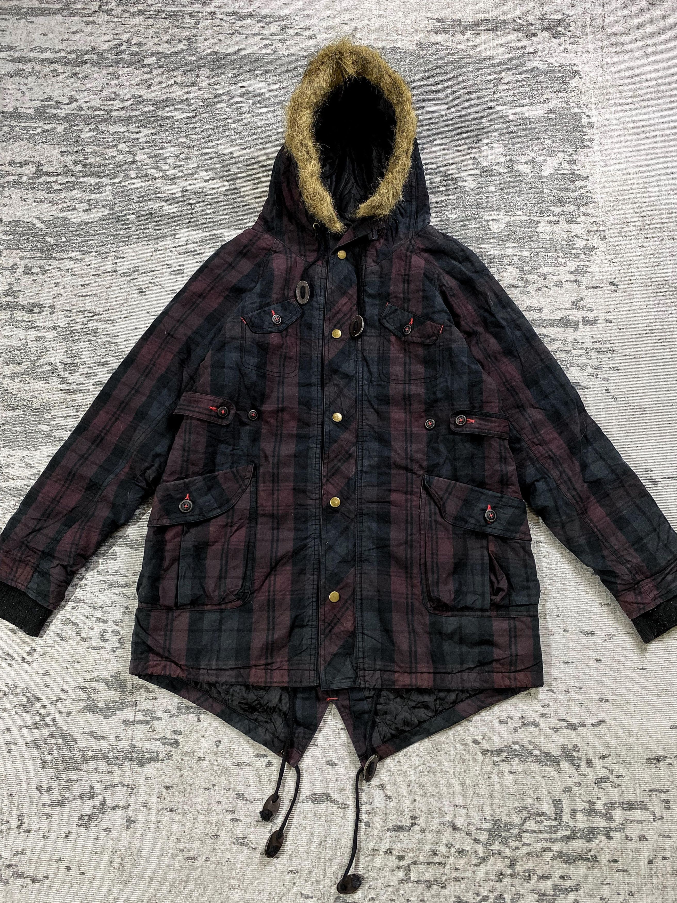 Japanese Brand 2000s Hysteric Y's Junya Gimmick Fur Hodded y2k Lgb Ifsix Size US M / EU 48-50 / 2 - 3 Thumbnail